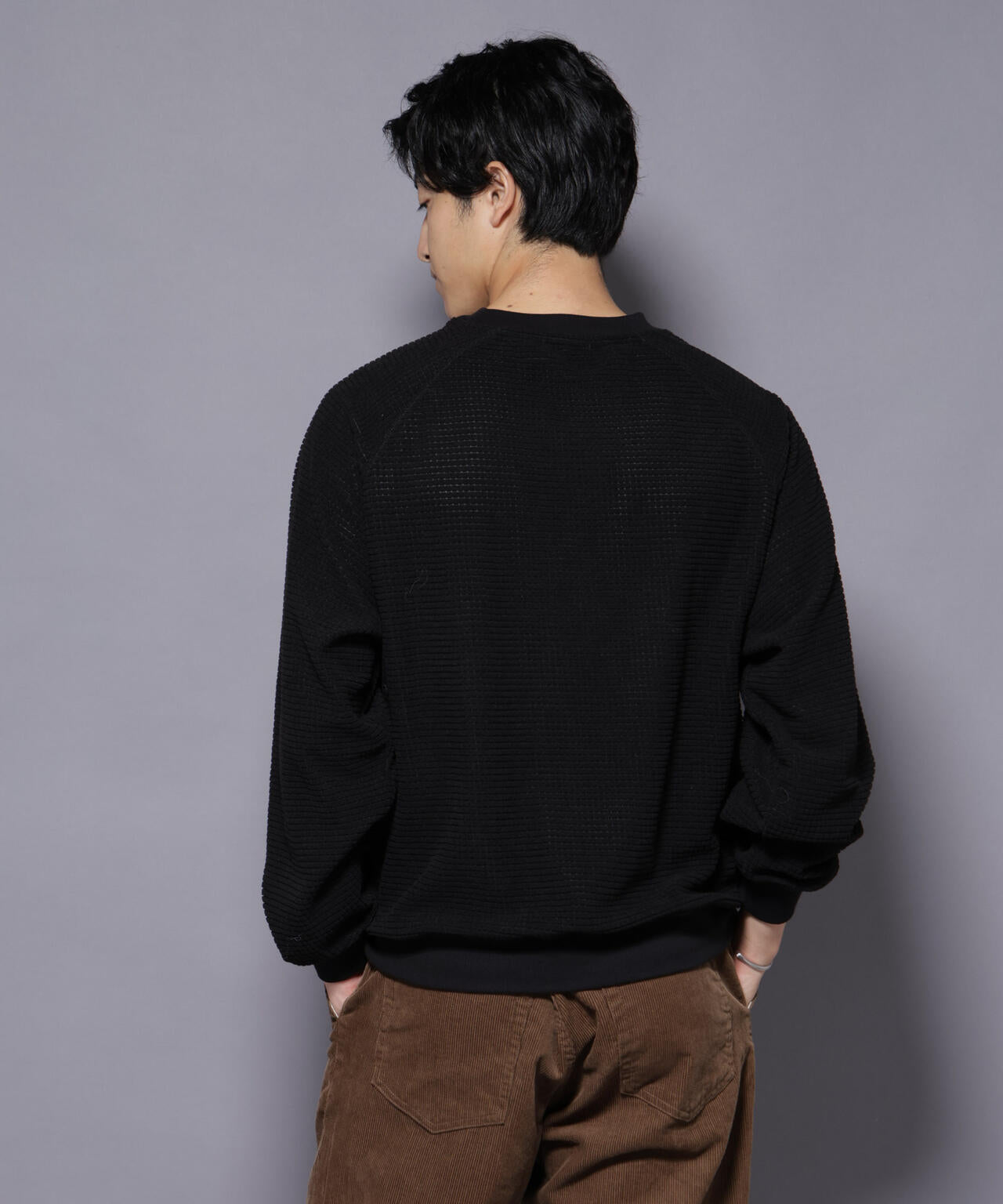 NORMANBROS別注 ワッフルフリース 長袖