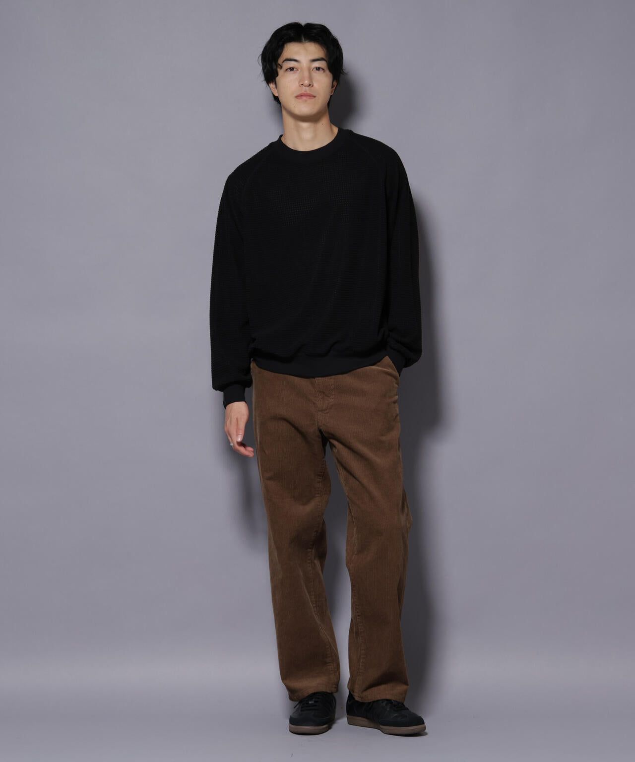 NORMANBROS別注 ワッフルフリース 長袖