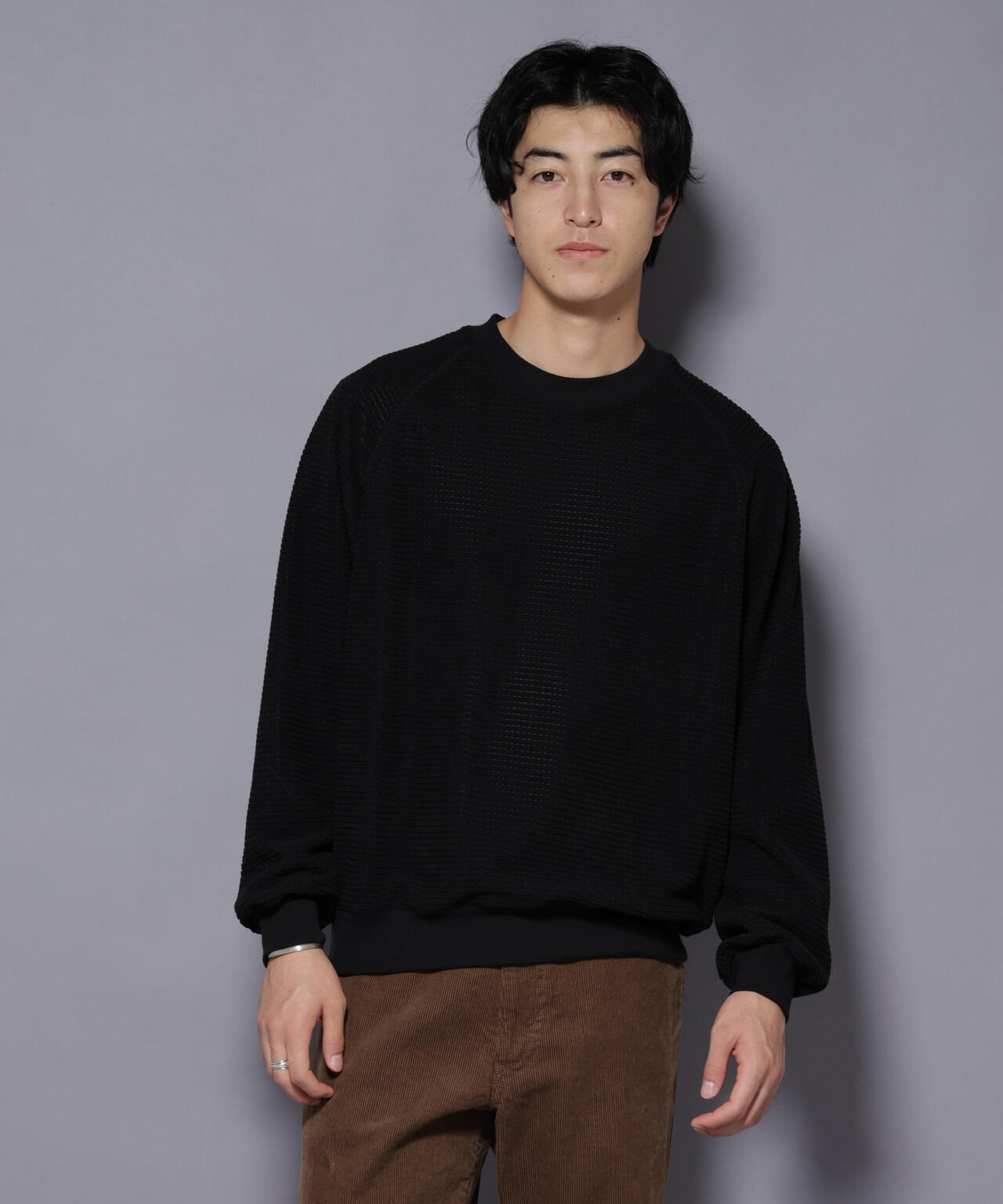 NORMANBROS別注 ワッフルフリース 長袖