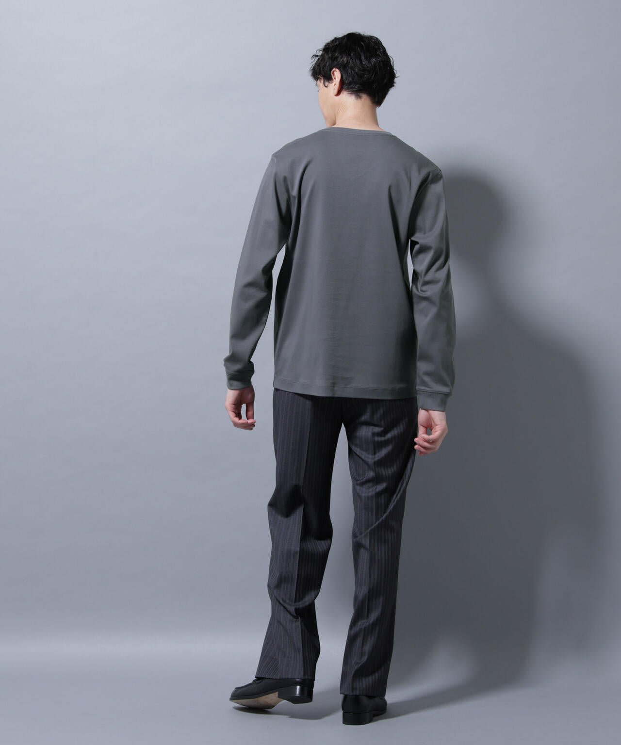 アンチスメルVネックTシャツ 長袖