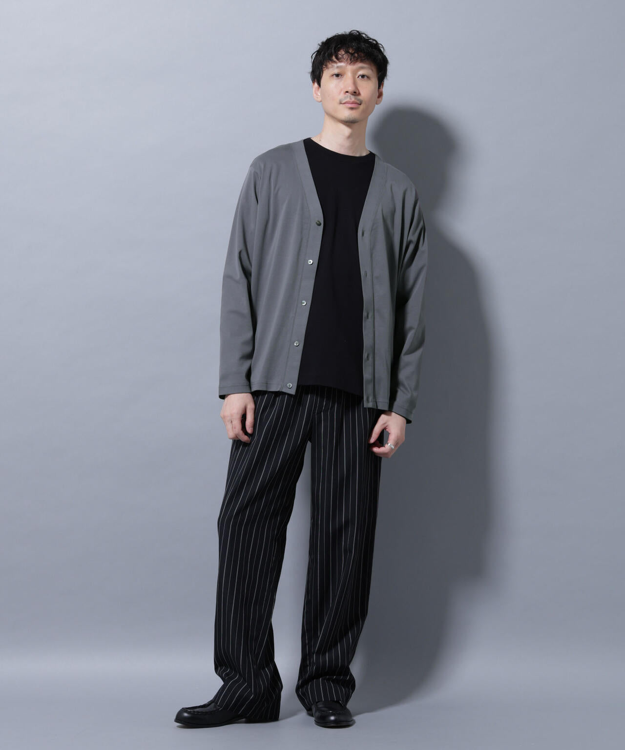 アンチスメルカーディガン 長袖