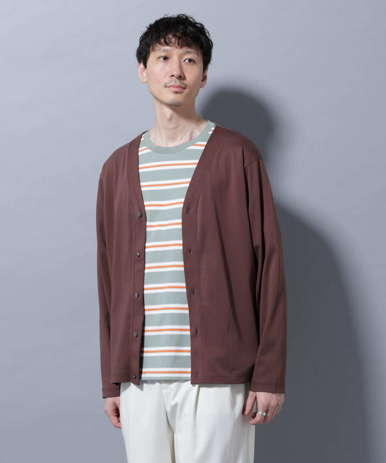 アンチスメルカーディガン 長袖