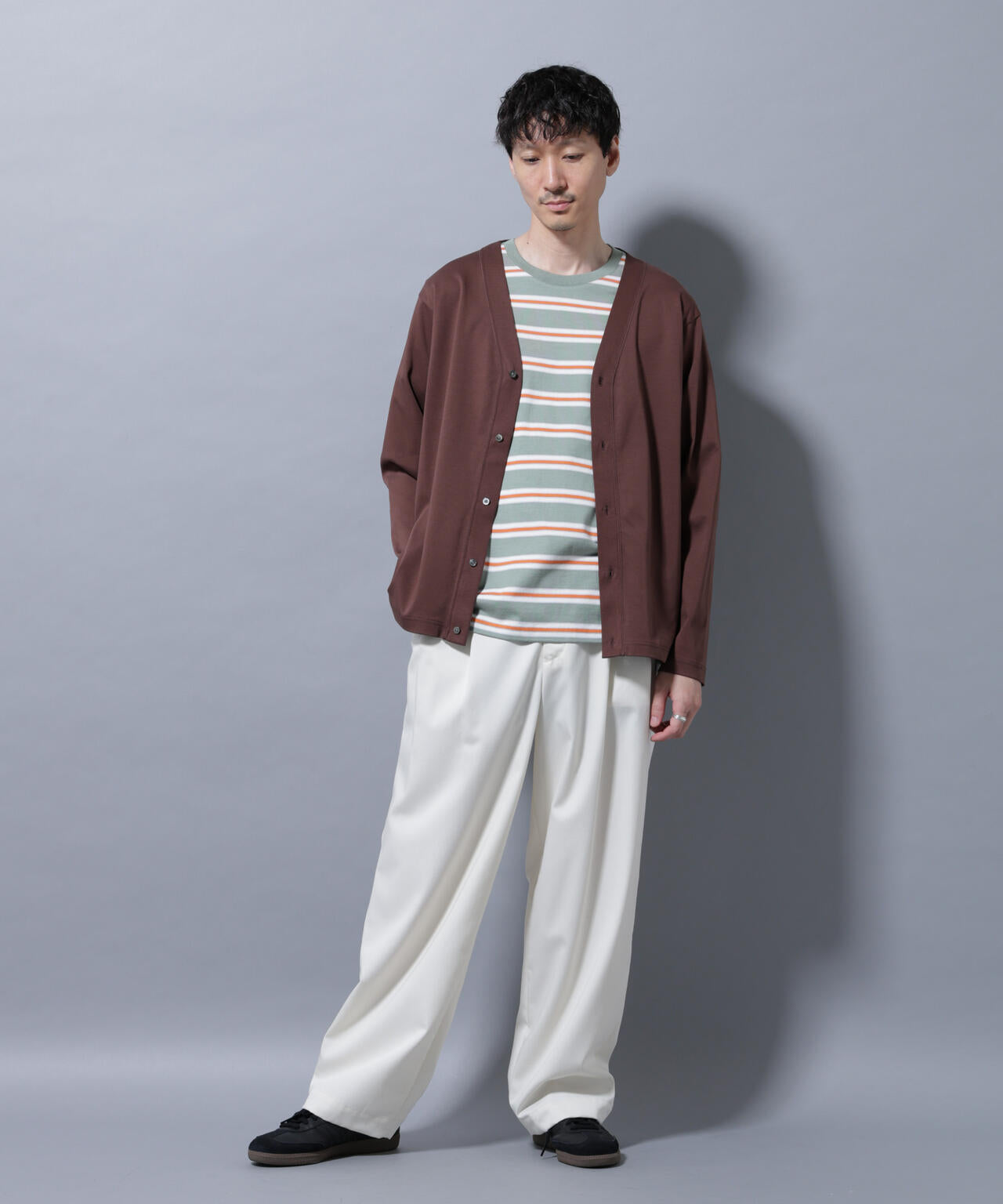 アンチスメルカーディガン 長袖