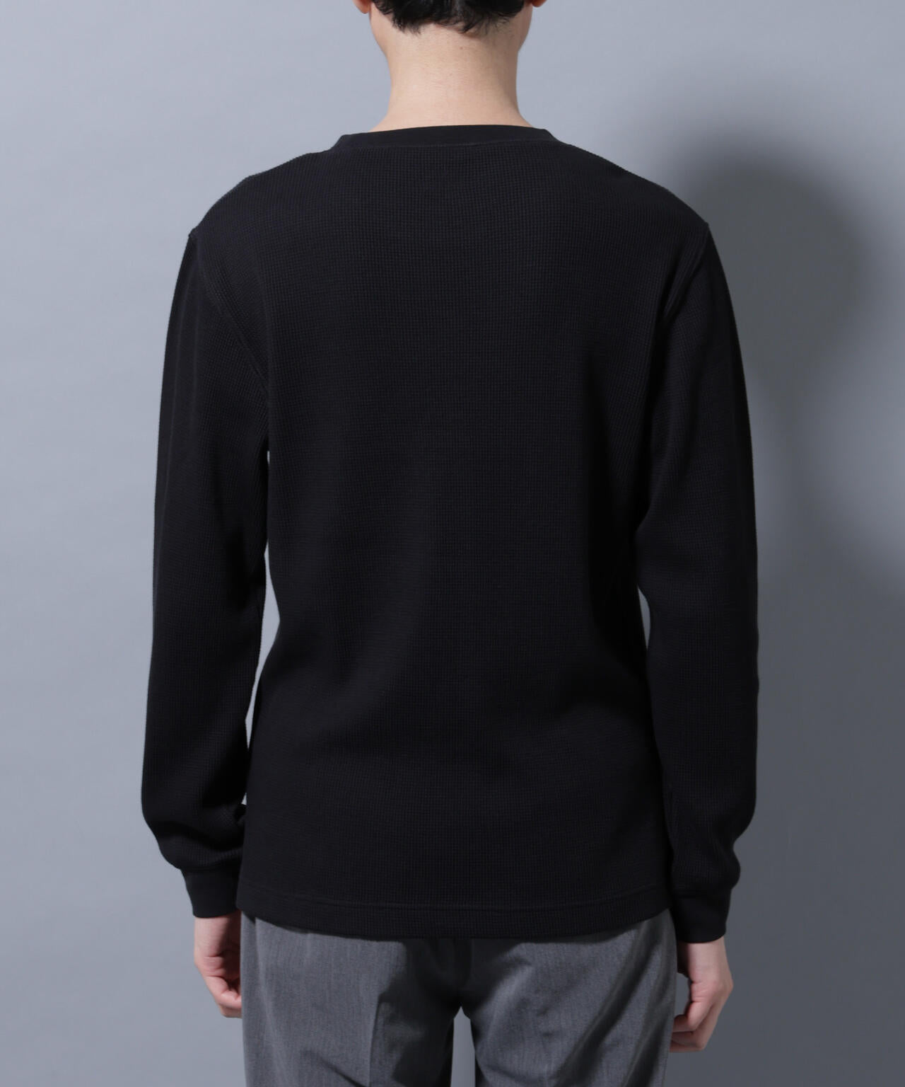 アンチスメルワッフルTシャツ 長袖