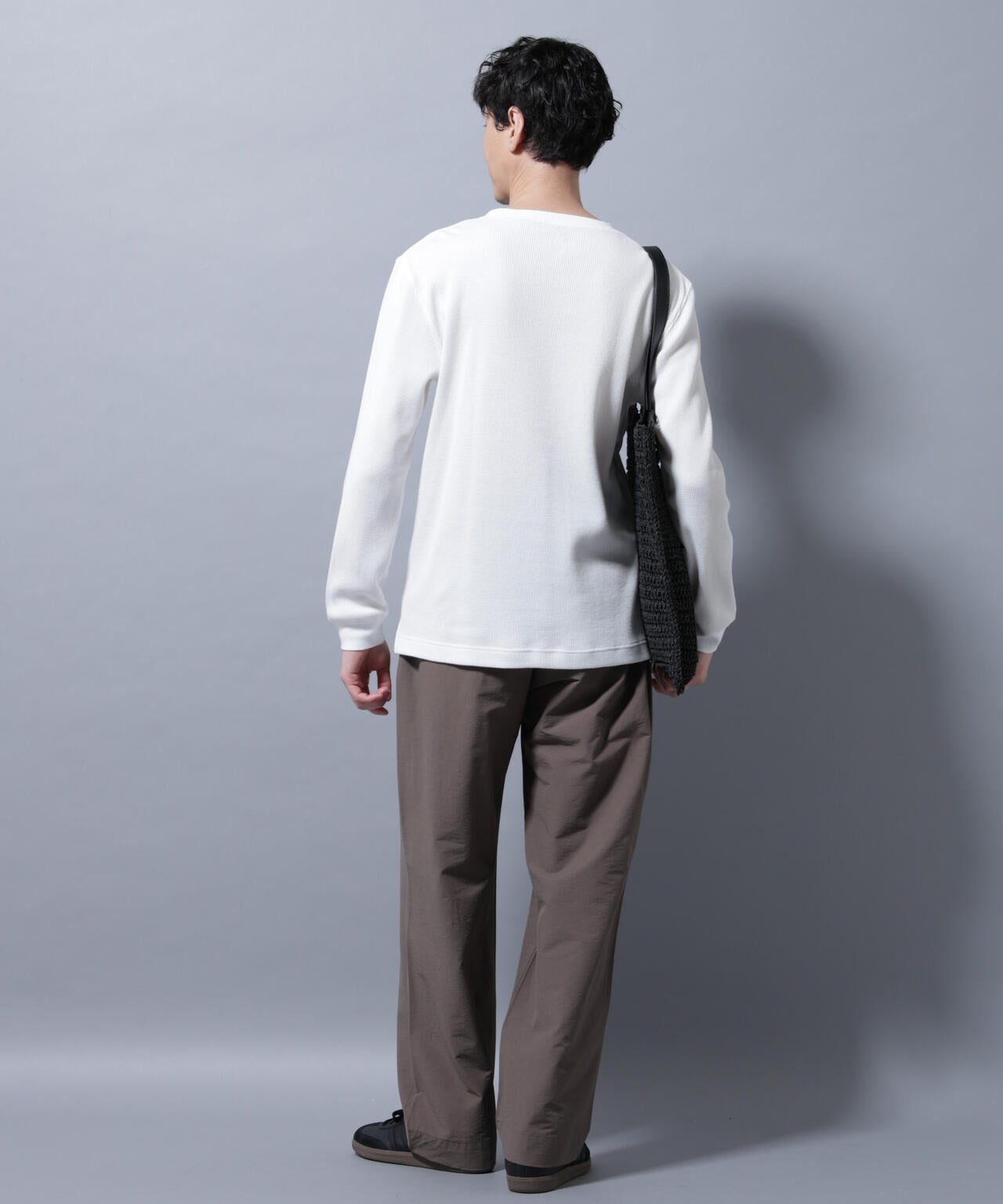 アンチスメルワッフルTシャツ 長袖