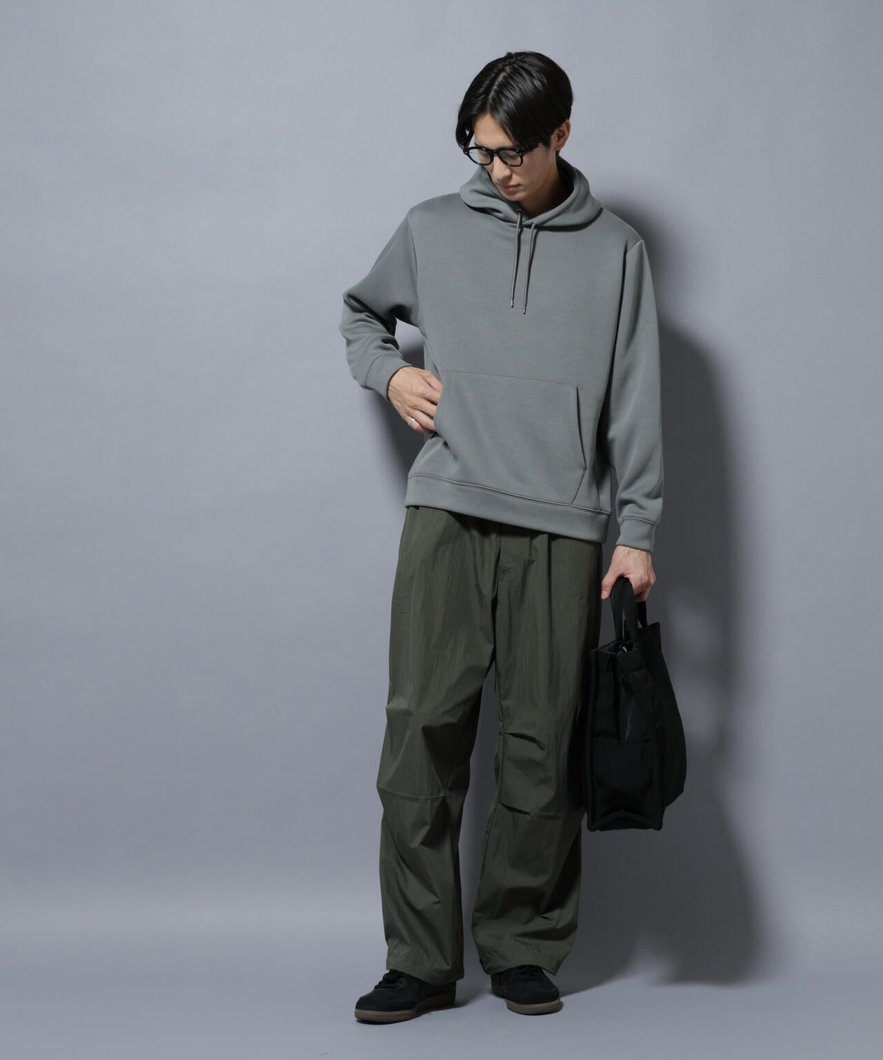 パネルダンボールフーディー 長袖(セットアップ可)