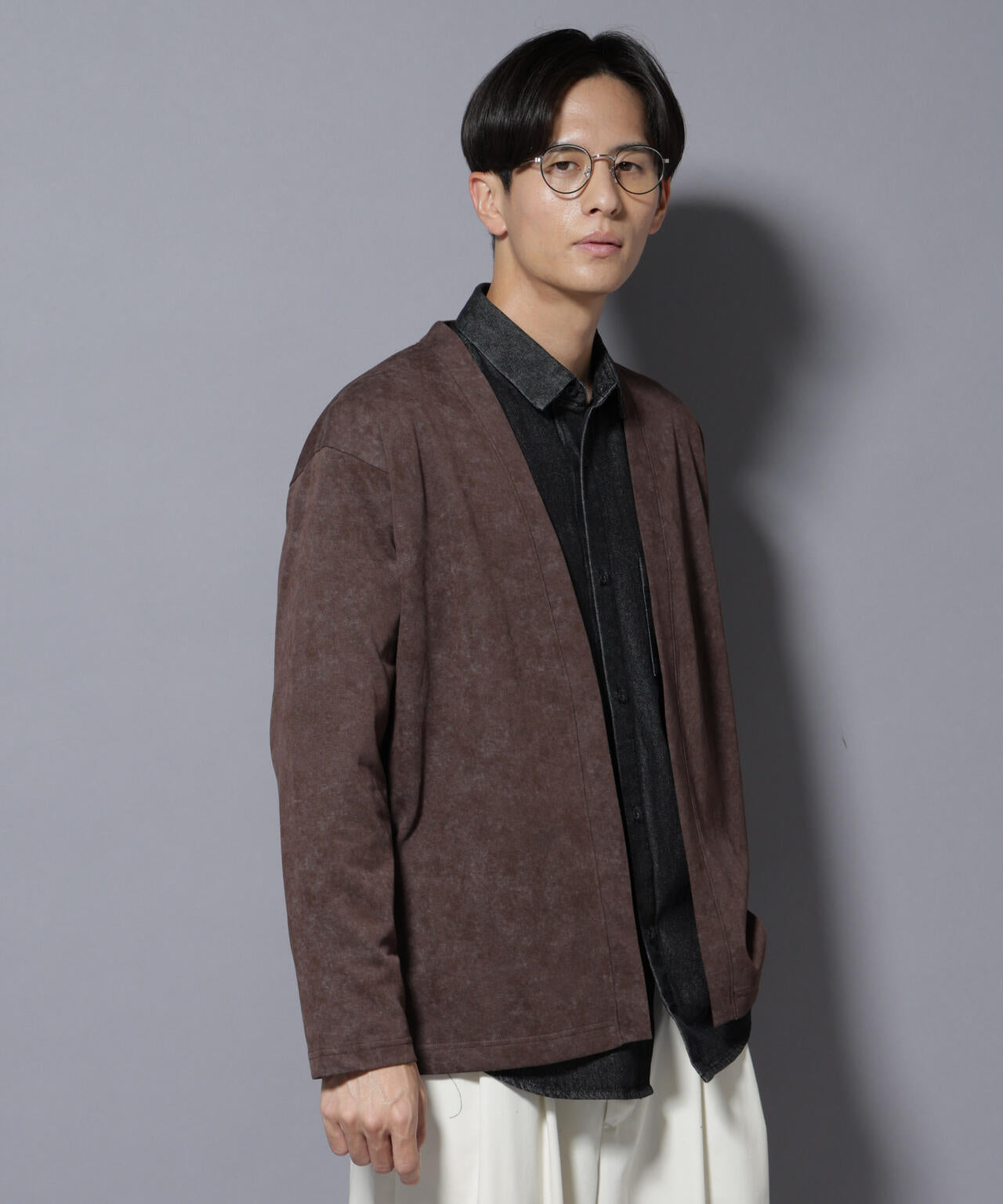 フェードカラーカーディガン