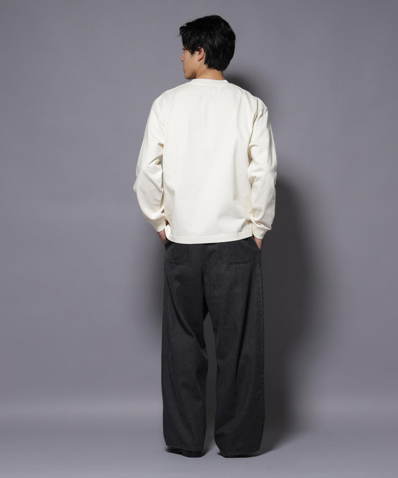 ヘビーオンスワイドプルオーバー 長袖