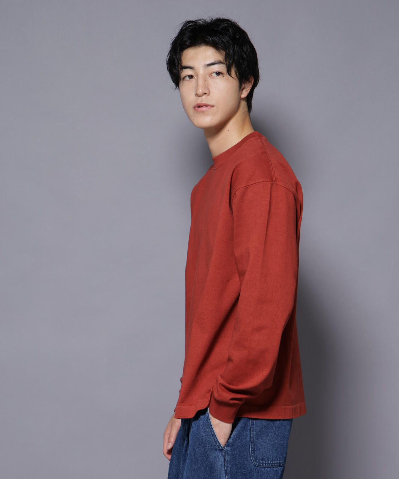 ヘビーオンスワイドプルオーバー 長袖