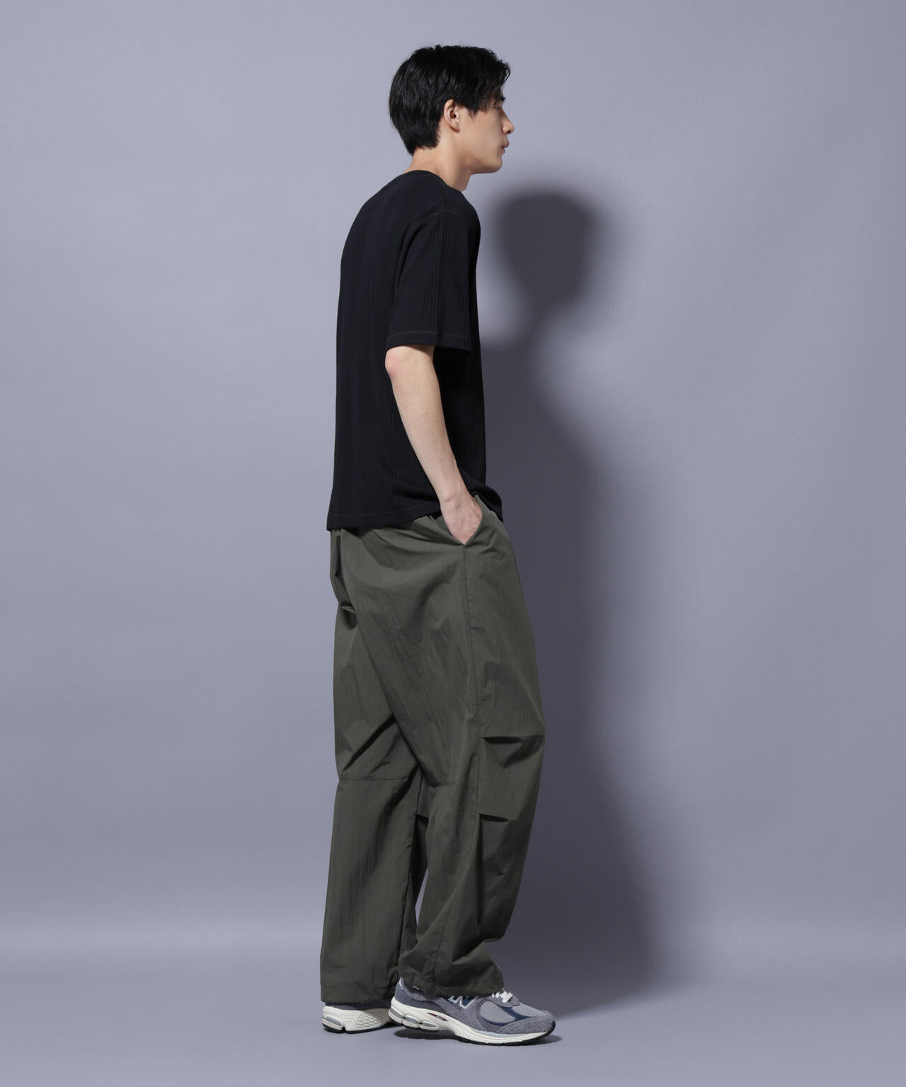 NORMANBROS/NORMANBROS別注 テレコUネックTシャツ 半袖