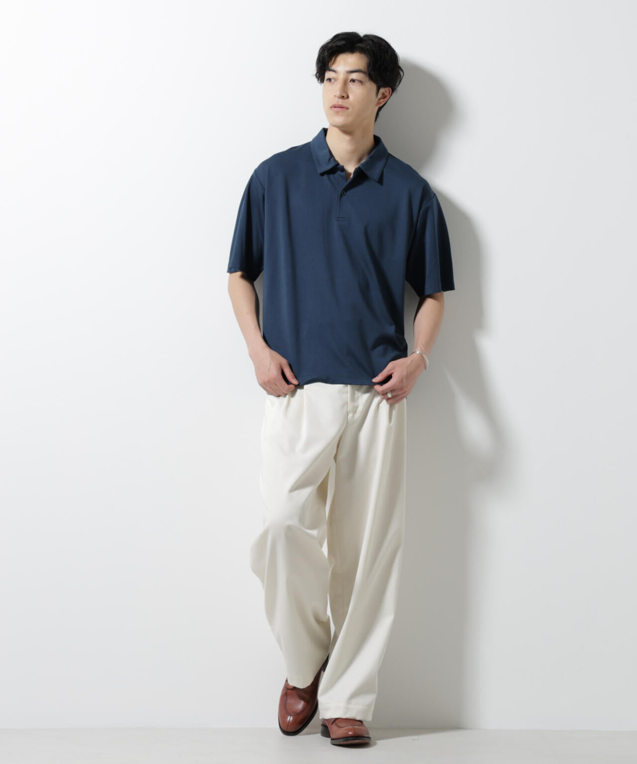 coco 中古 ナノユニバース nano universe メンズ 半袖ポロシャツ M 白  ホワイト  ライブラリー coco 中古 ナノユニバース nano universe メンズ 半袖ポロシャツ