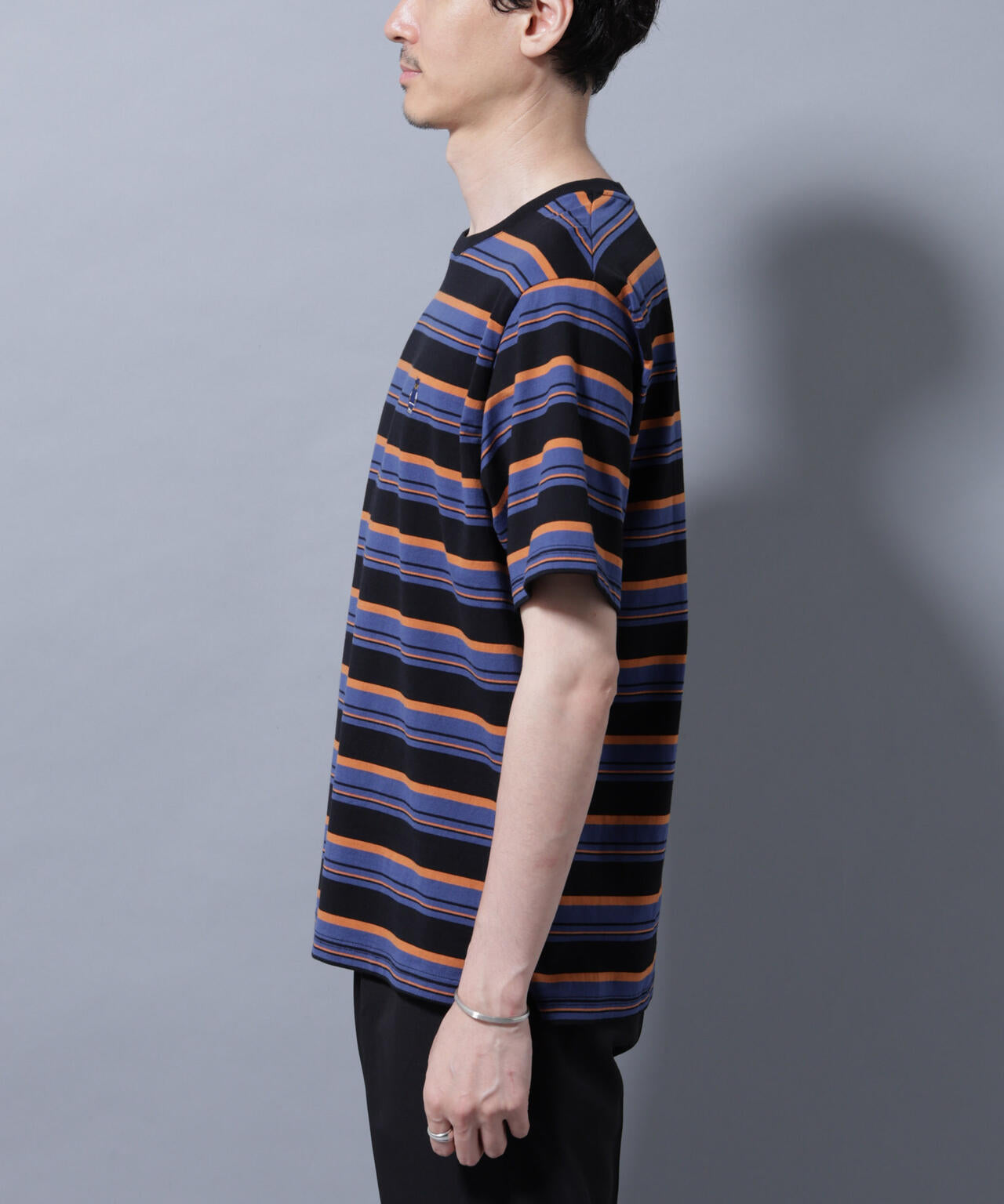 ナノベアボーダーTシャツ 半袖