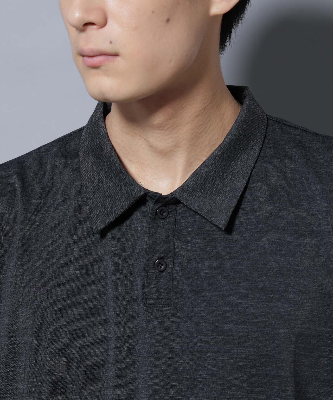 ストレッチメランジポロシャツ半袖