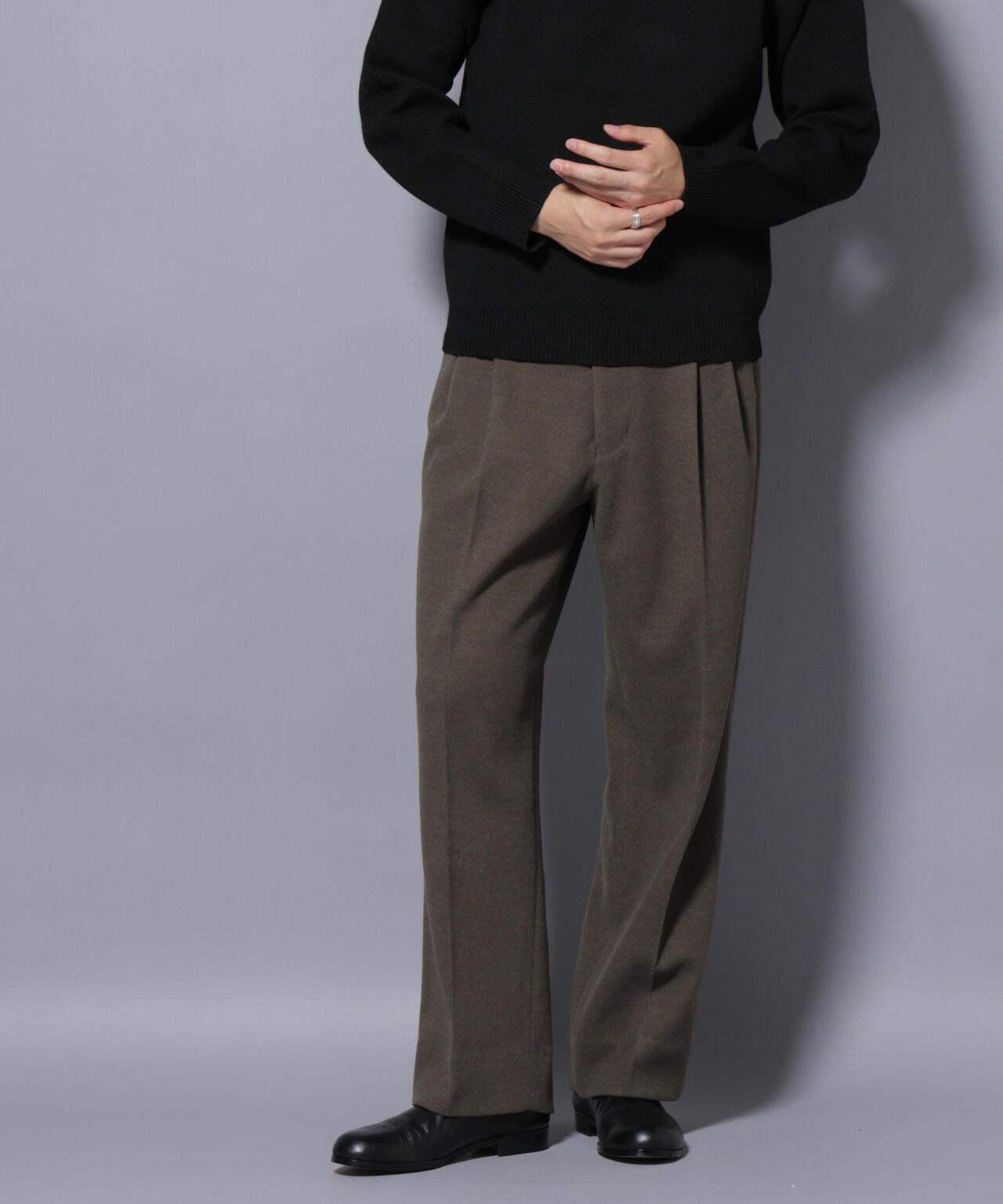 nightcity clothing ワイドスラックス City Ambient Products: 2タック ワイド スラックス｜シップスの通販