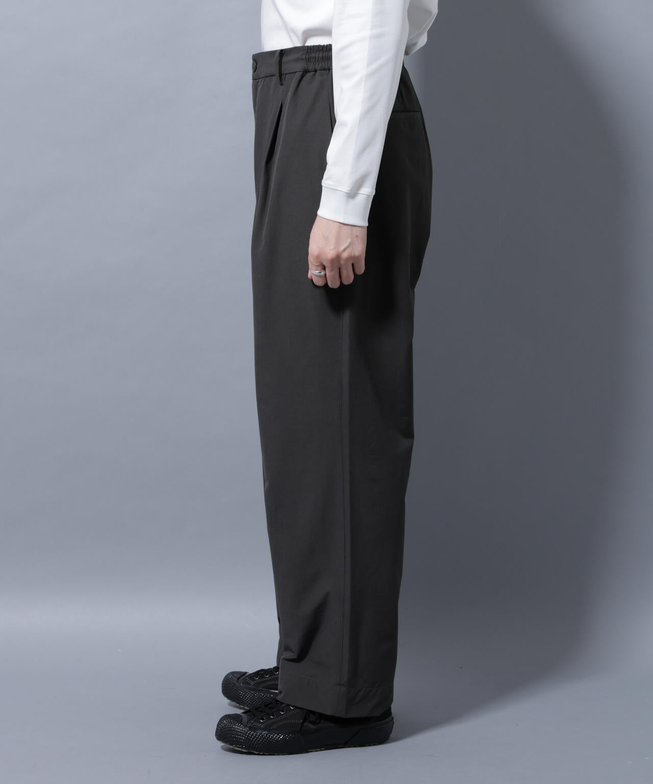 ストレッチワイドイージーパンツ(セットアップ可)