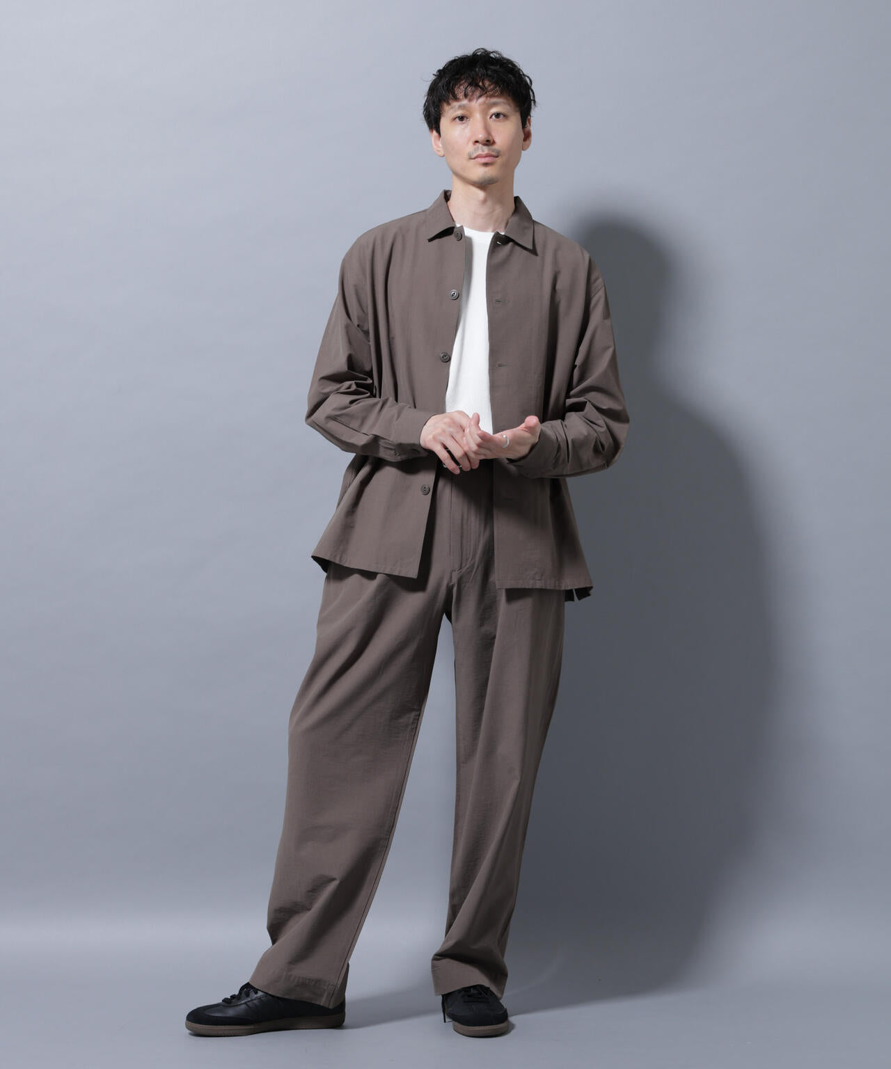 ストレッチワイドイージーパンツ(セットアップ可)