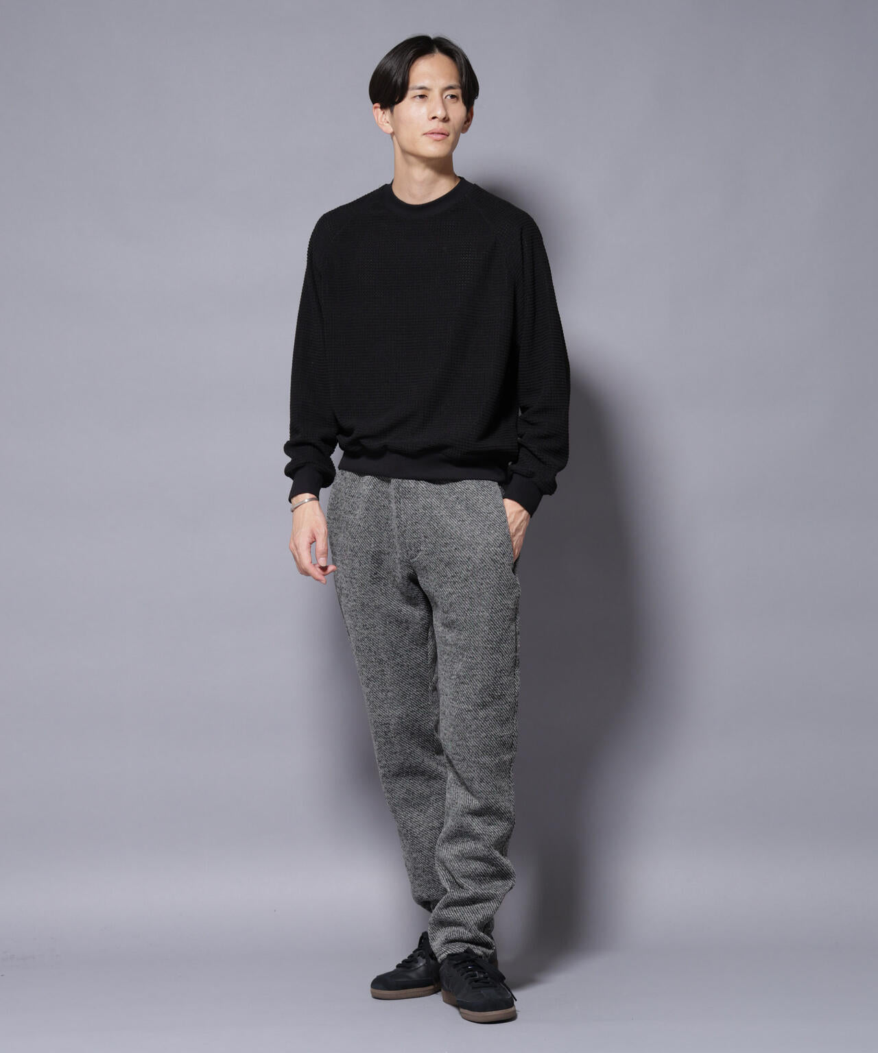 ニットフリースイージーパンツ(セットアップ可)