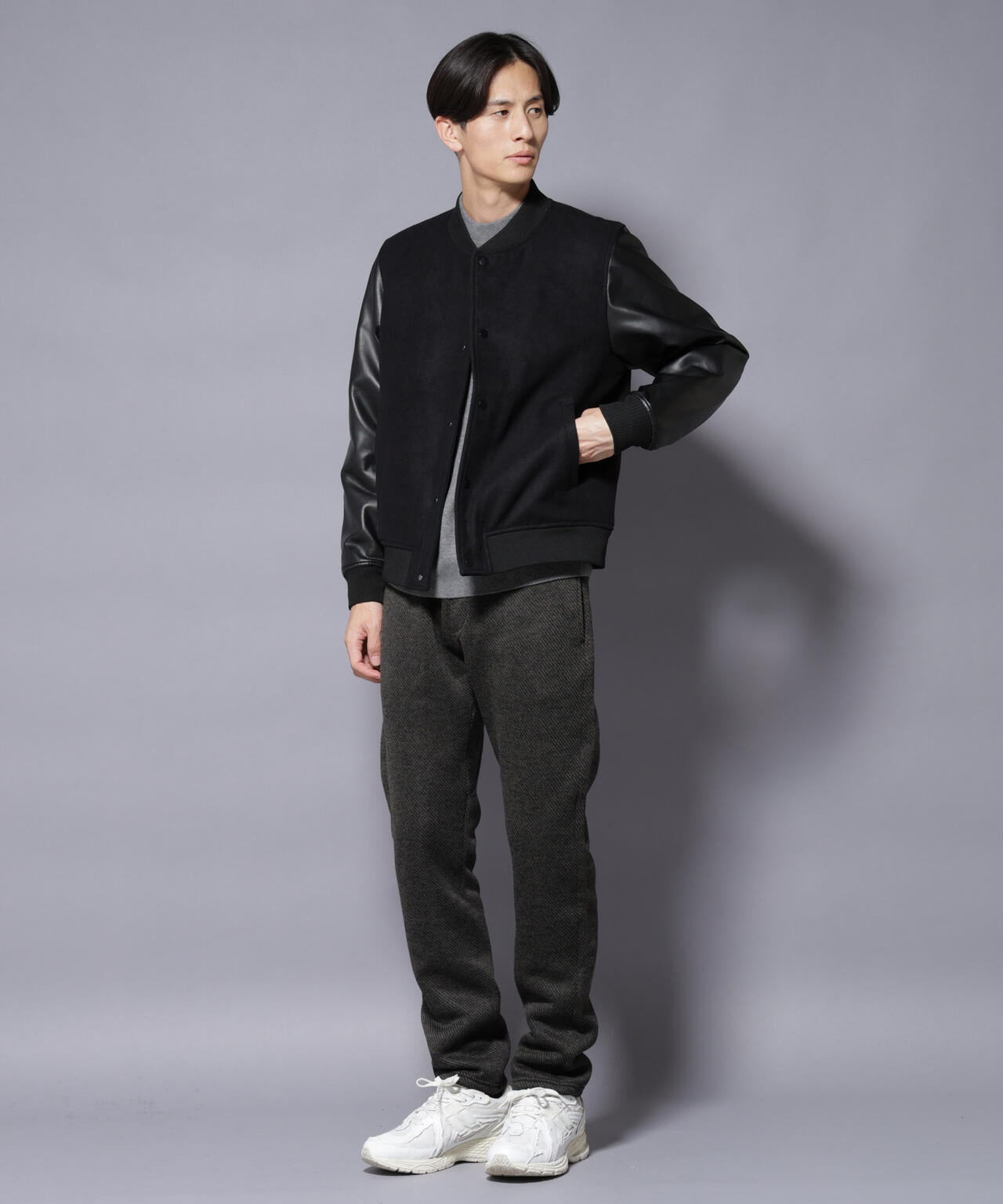 ニットフリースイージーパンツ(セットアップ可)