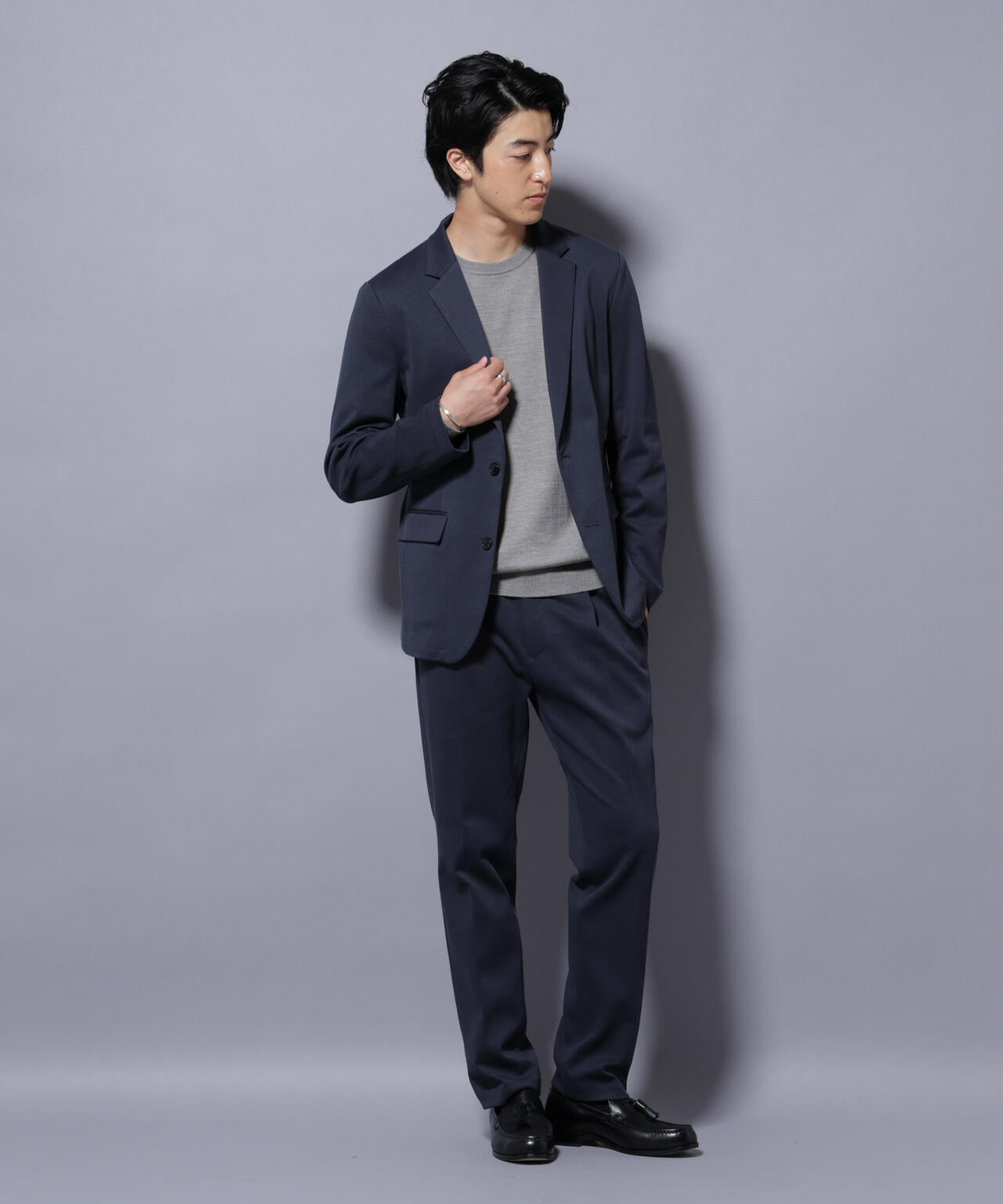 【極美品】 ナノ・ユニバース カレナン コラボ スーツ セット ストレッチ ストレッチカノコスラックス(セットアップ可) | NANO universe（ナノ