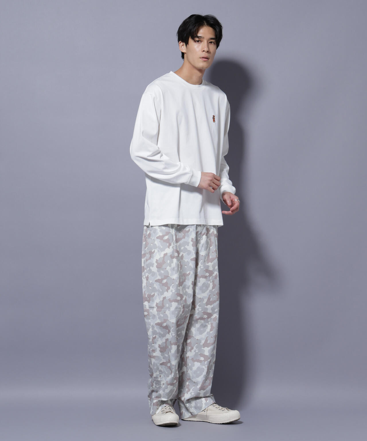 オリジナルパターンイージーパンツ