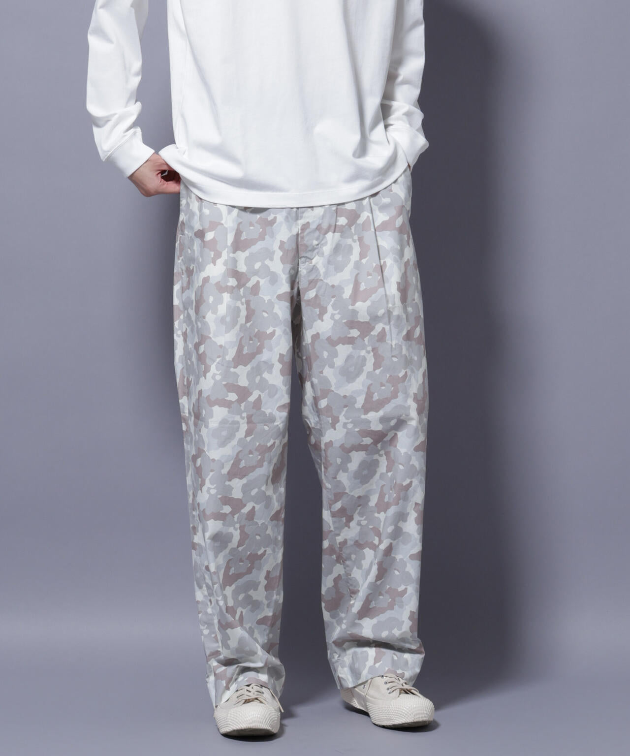 オリジナルパターンイージーパンツ