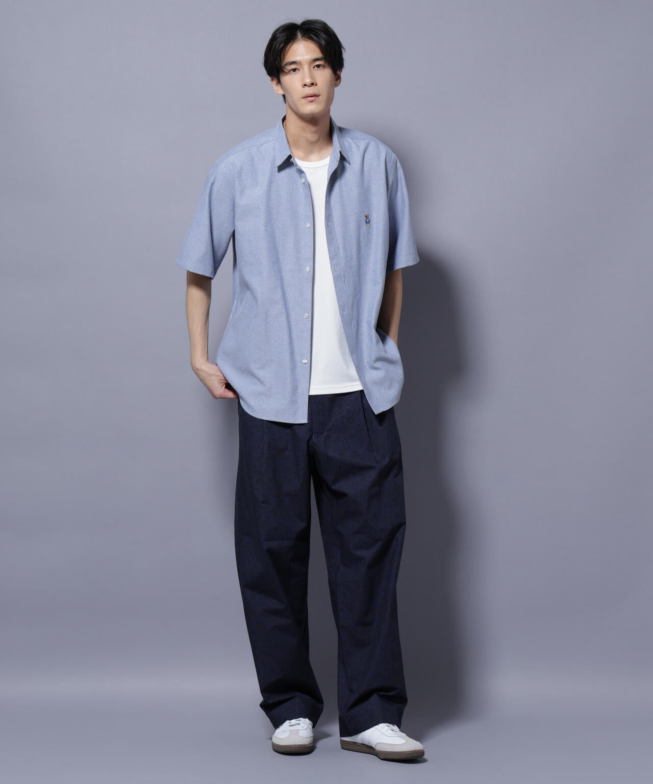 オリジナルパターンイージーパンツ