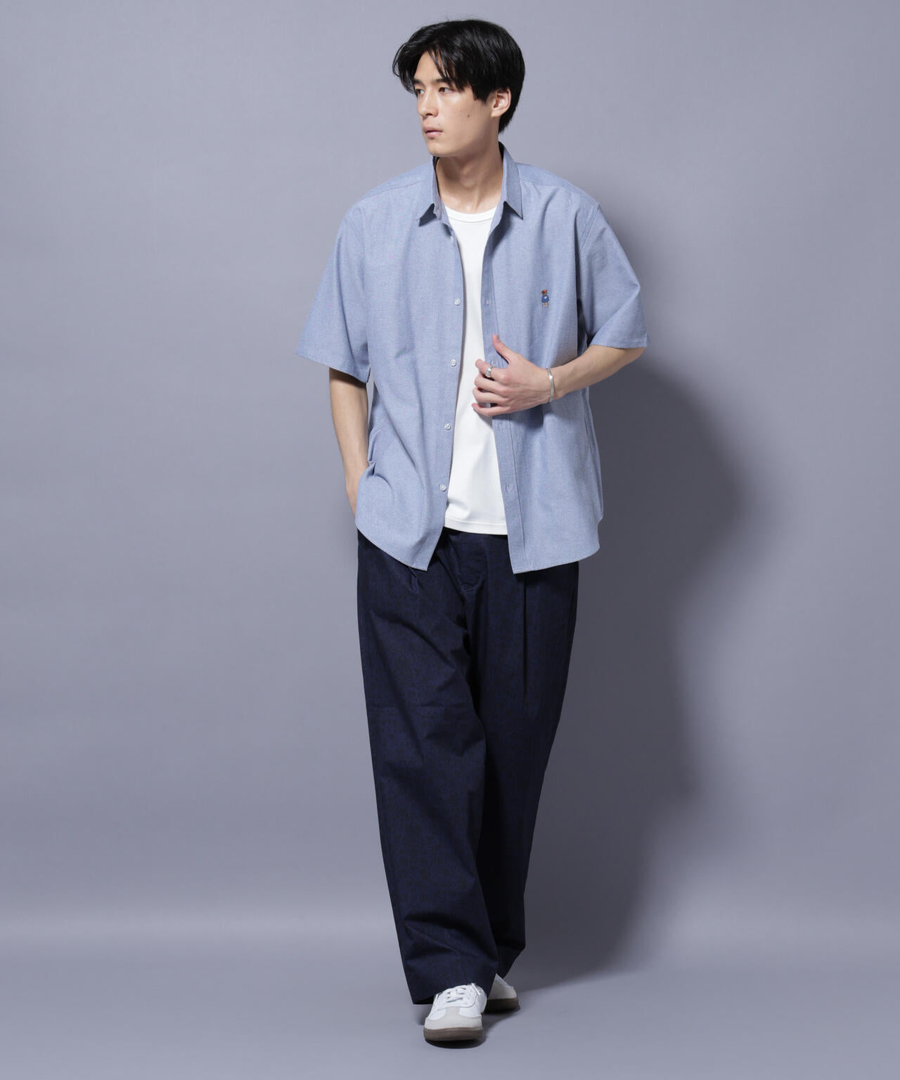 オリジナルパターンイージーパンツ