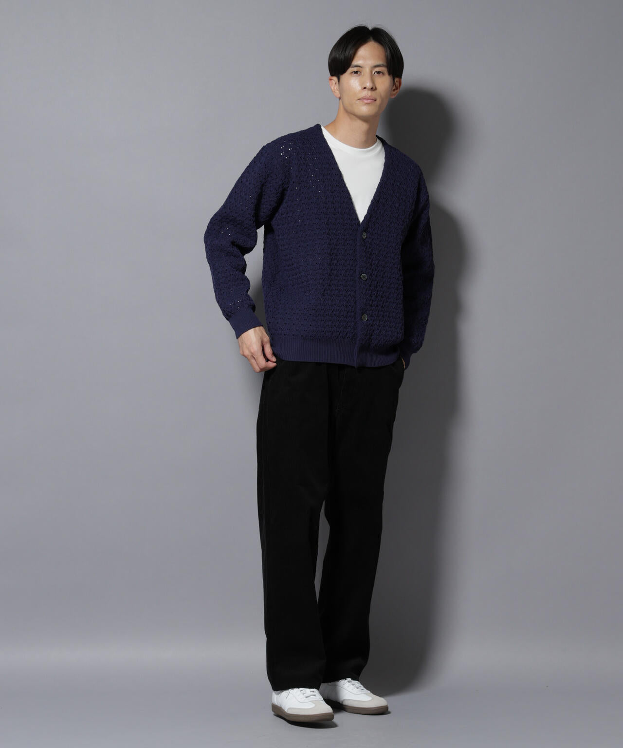 コーデュロイイージーバギーパンツ