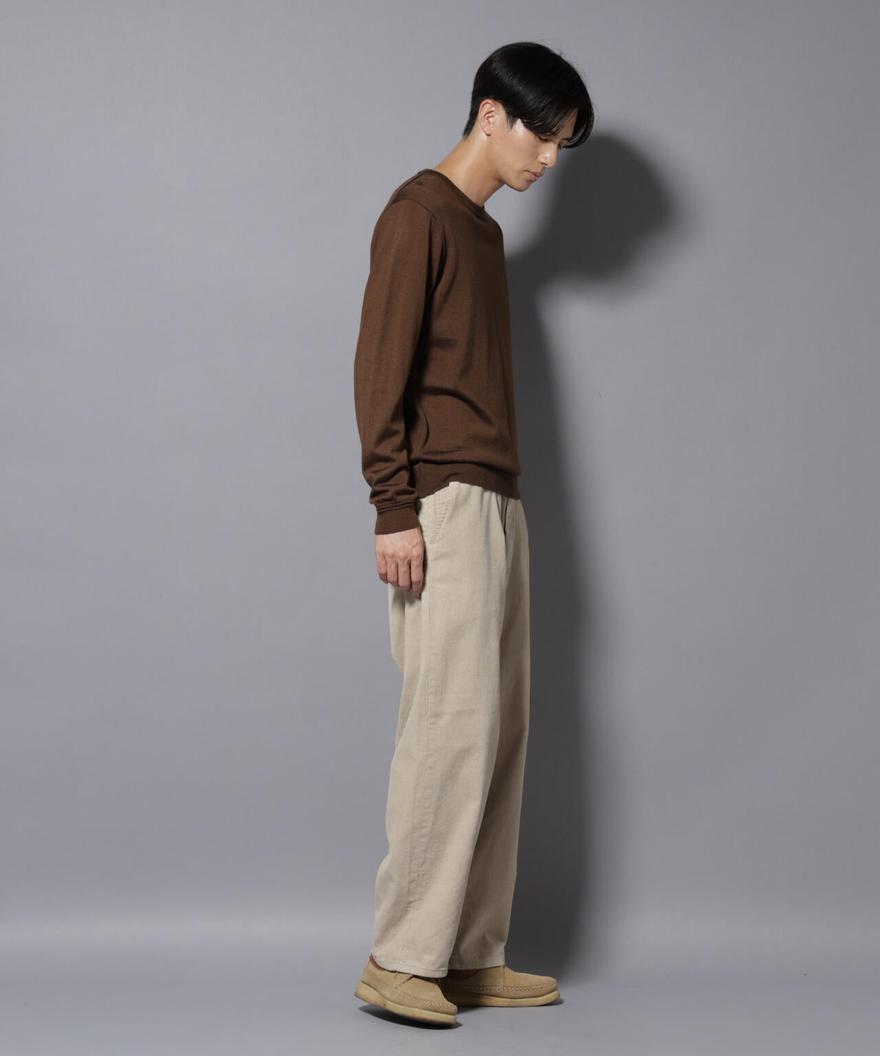 コーデュロイイージーバギーパンツ