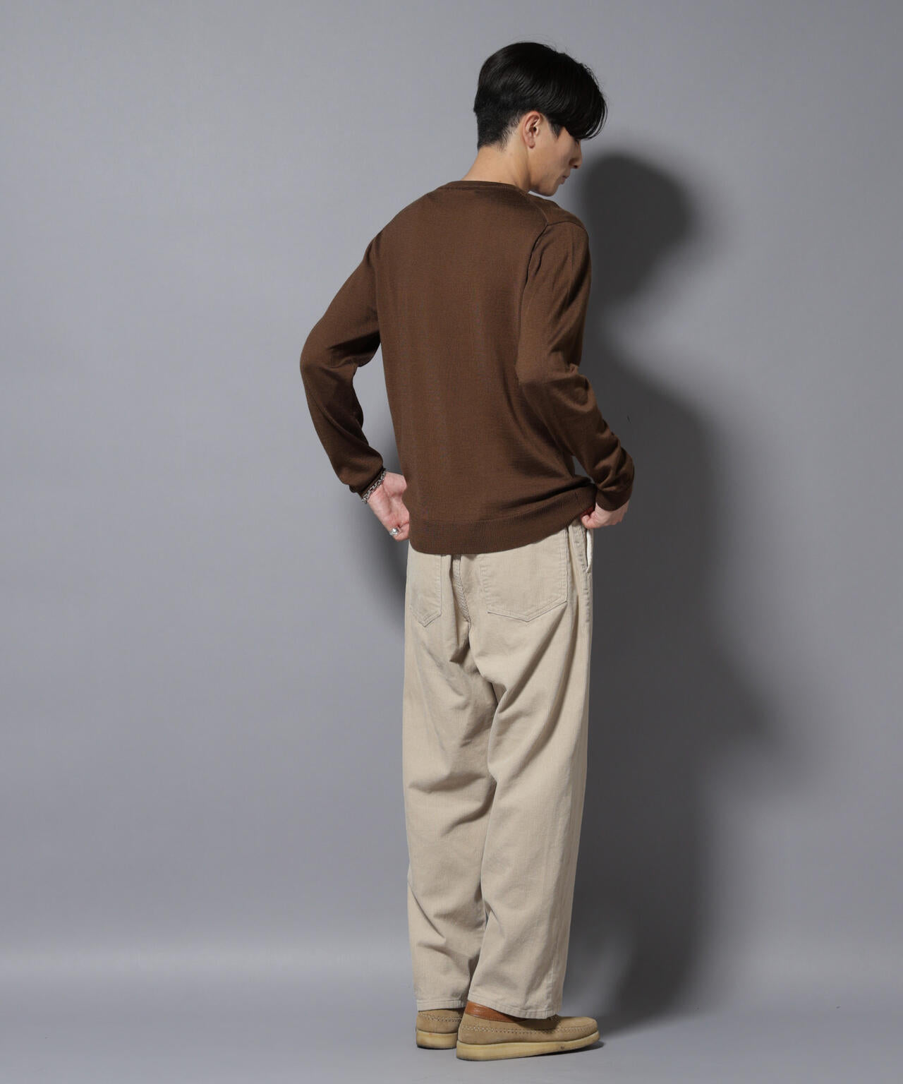 コーデュロイイージーバギーパンツ