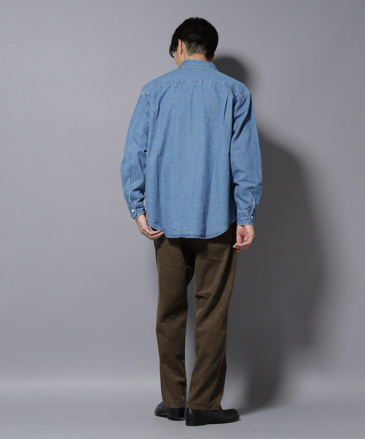 コーデュロイイージーバギーパンツ