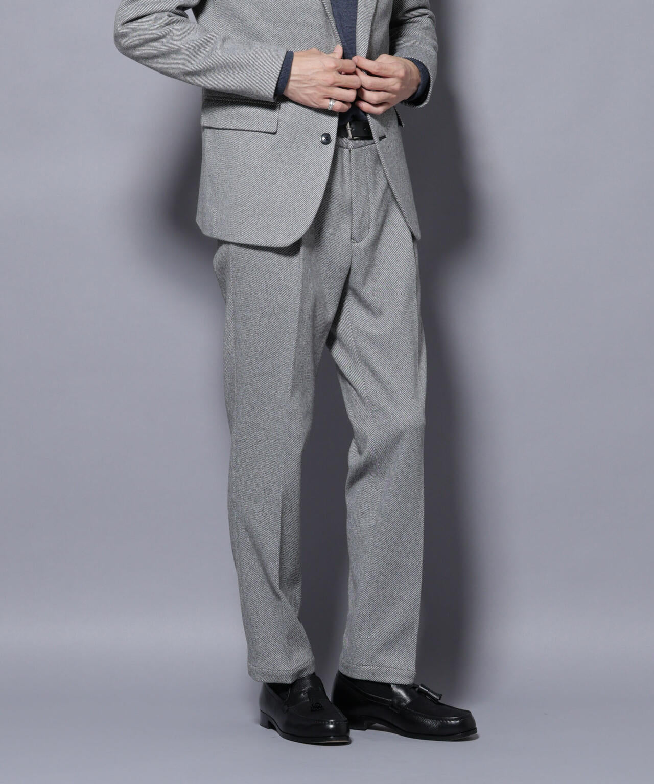 ナノユニバース✨トラベルスーツ　セットアップ　伸縮　春夏素材　大きいサイズ　XL ナノユニバース✨トラベルスーツ セットアップ 伸縮 春夏素材 大きい