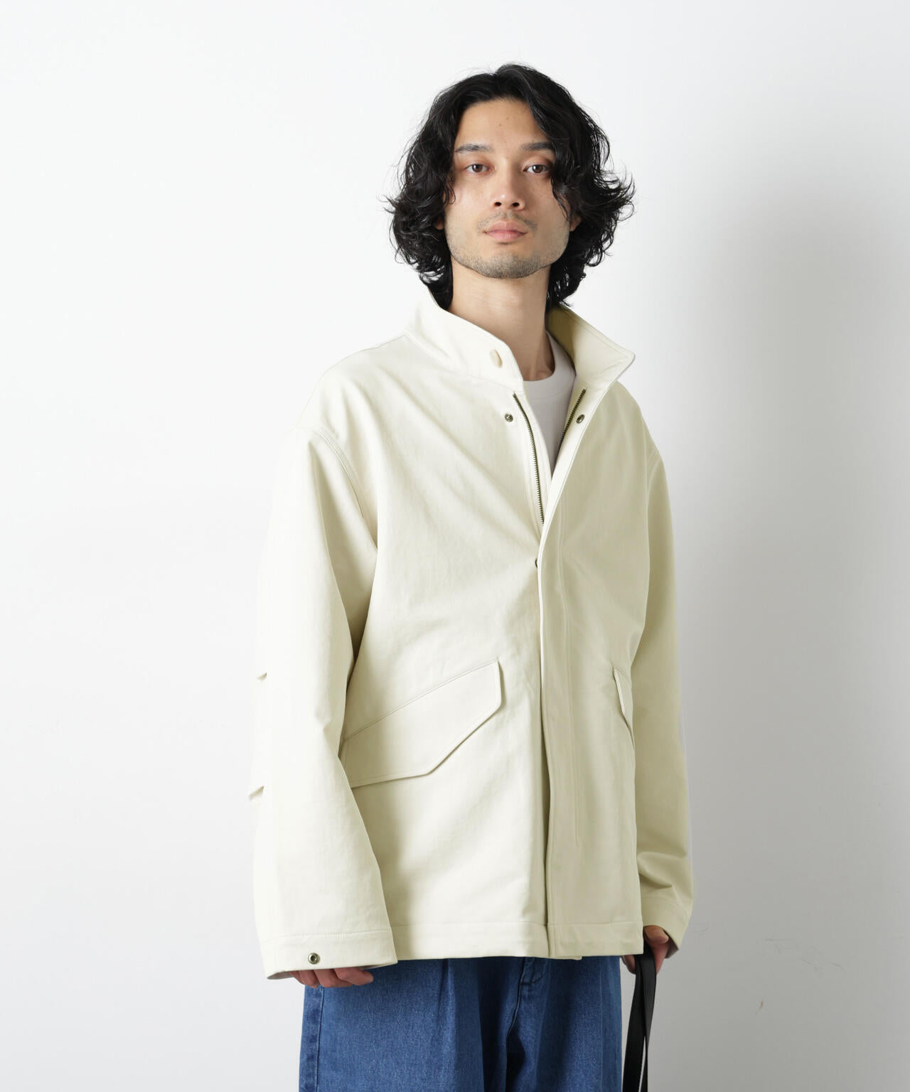 ドレープショートモッズブルゾン