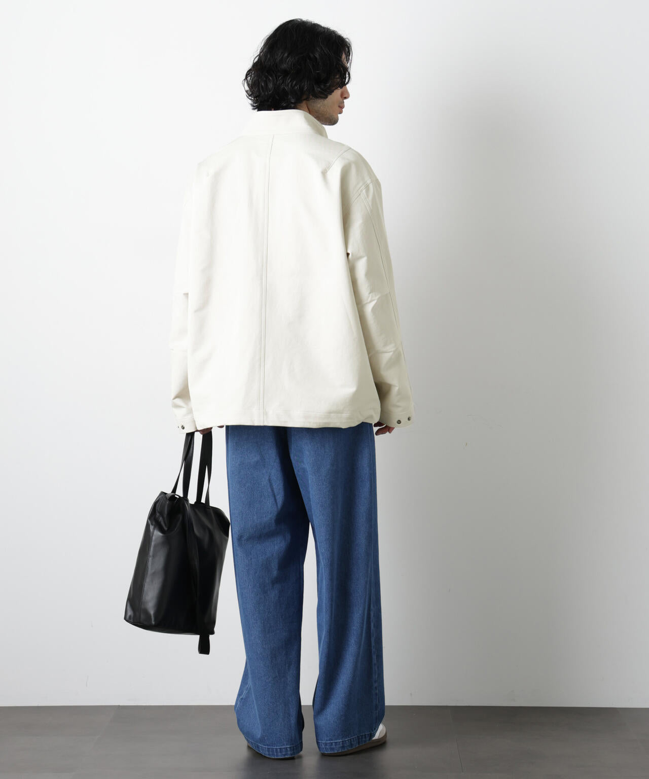 ドレープショートモッズブルゾン