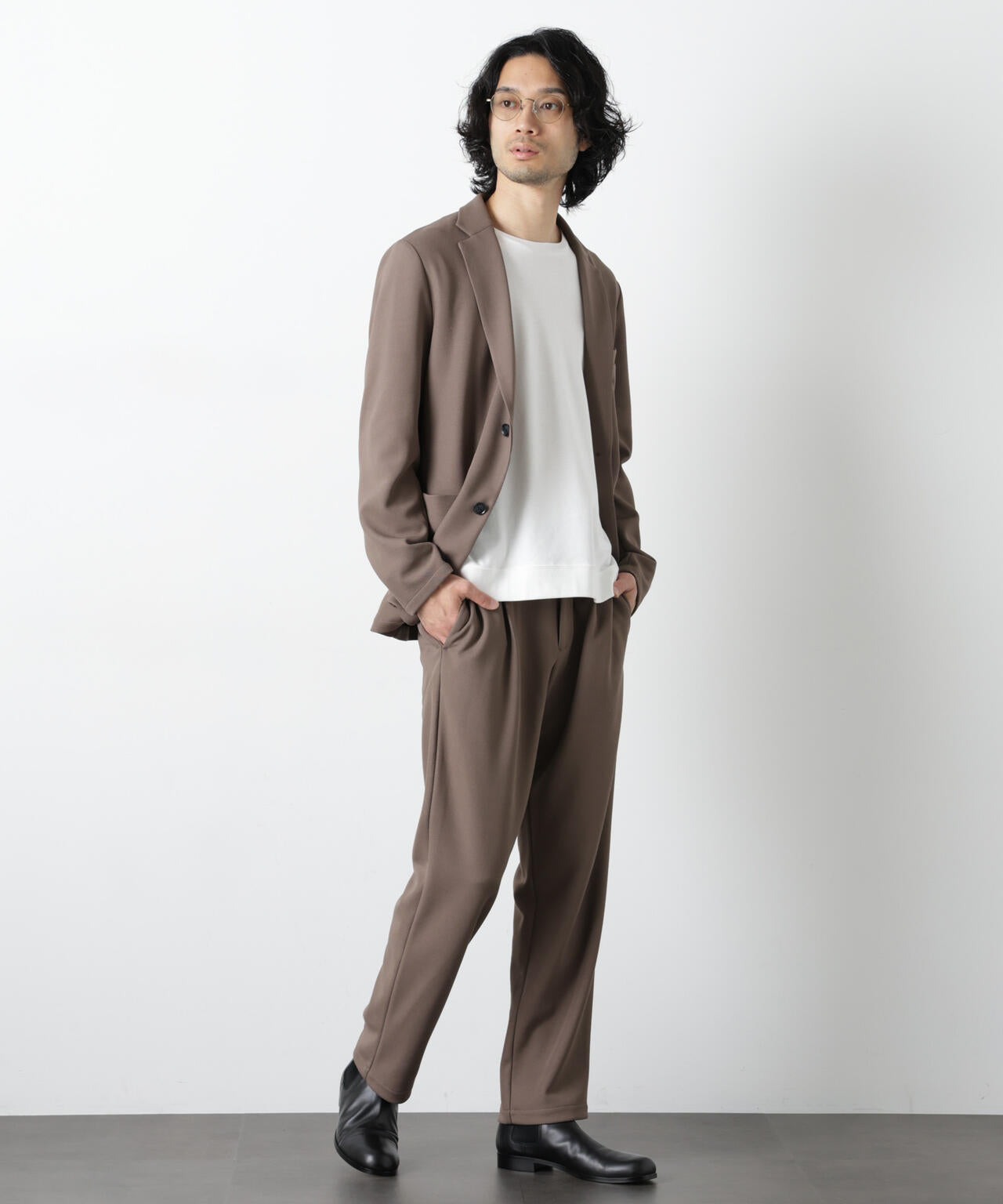 ボンディングカノコ セットアップ(手洗い可能) | NANO universe（ナノ