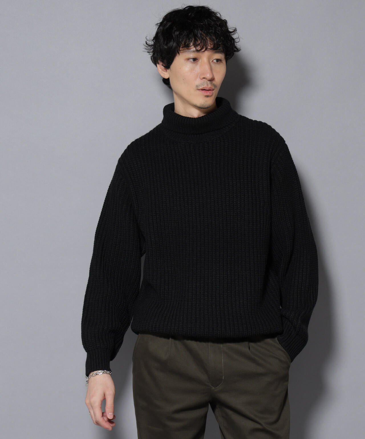 ローゲージタートルニット | NANO universe（ナノ・ユニバース