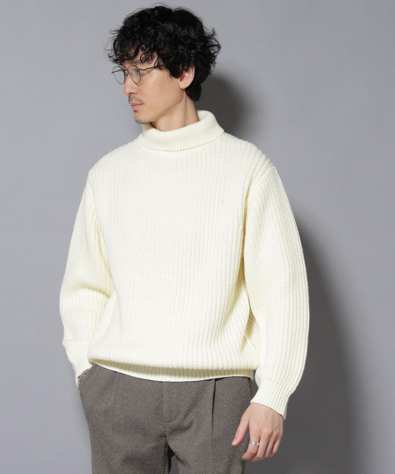 ローゲージタートルニット | NANO universe（ナノ・ユニバース