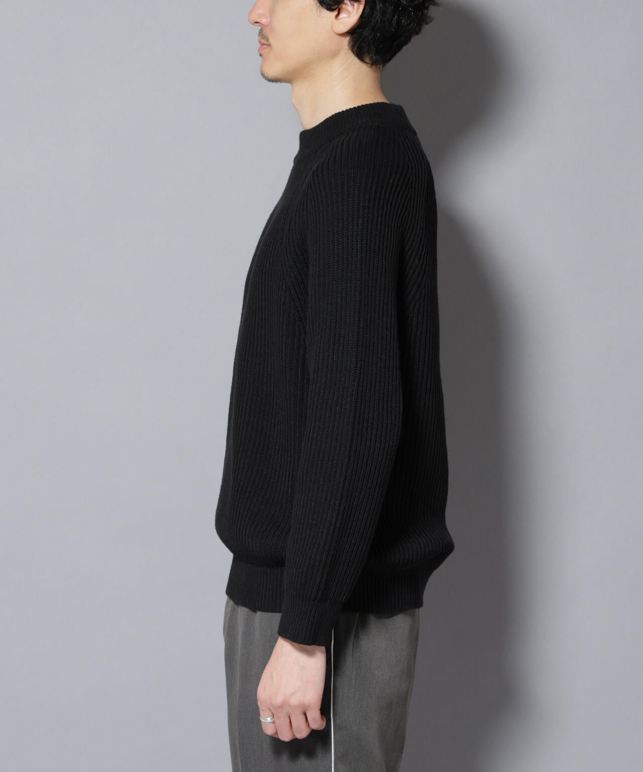 ナノユニバース（NANO universe）/コットンMIXバルキーモックネックニット コットンMIXバルキーモックネックニット | NANO universe（ナノ