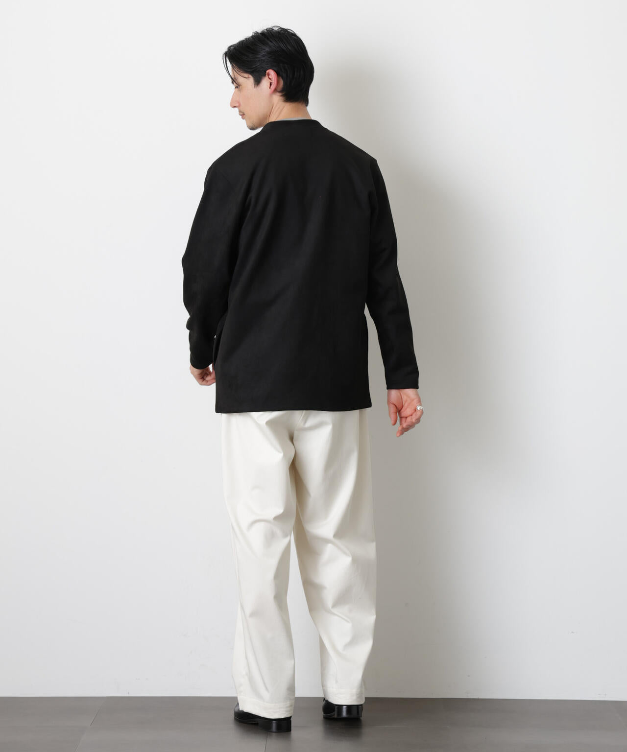 フェイクスエードトッパーカーディガン