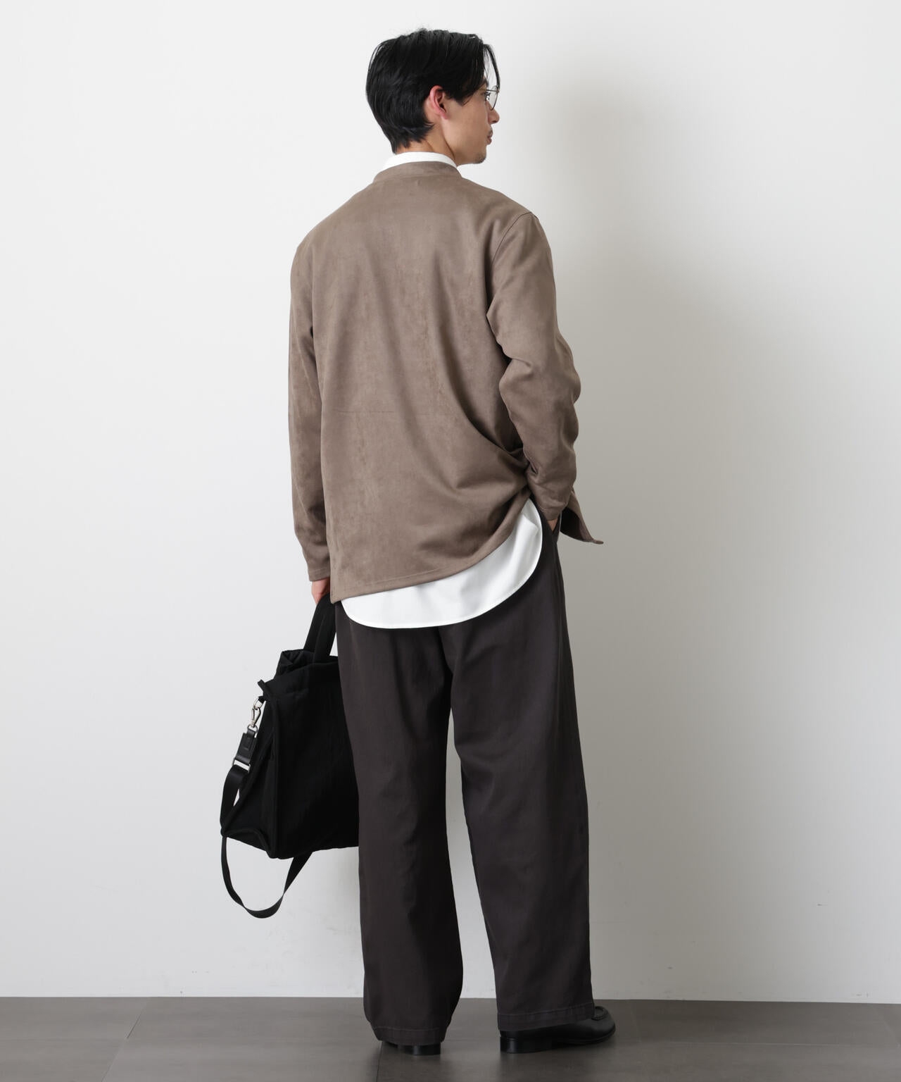 フェイクスエードトッパーカーディガン