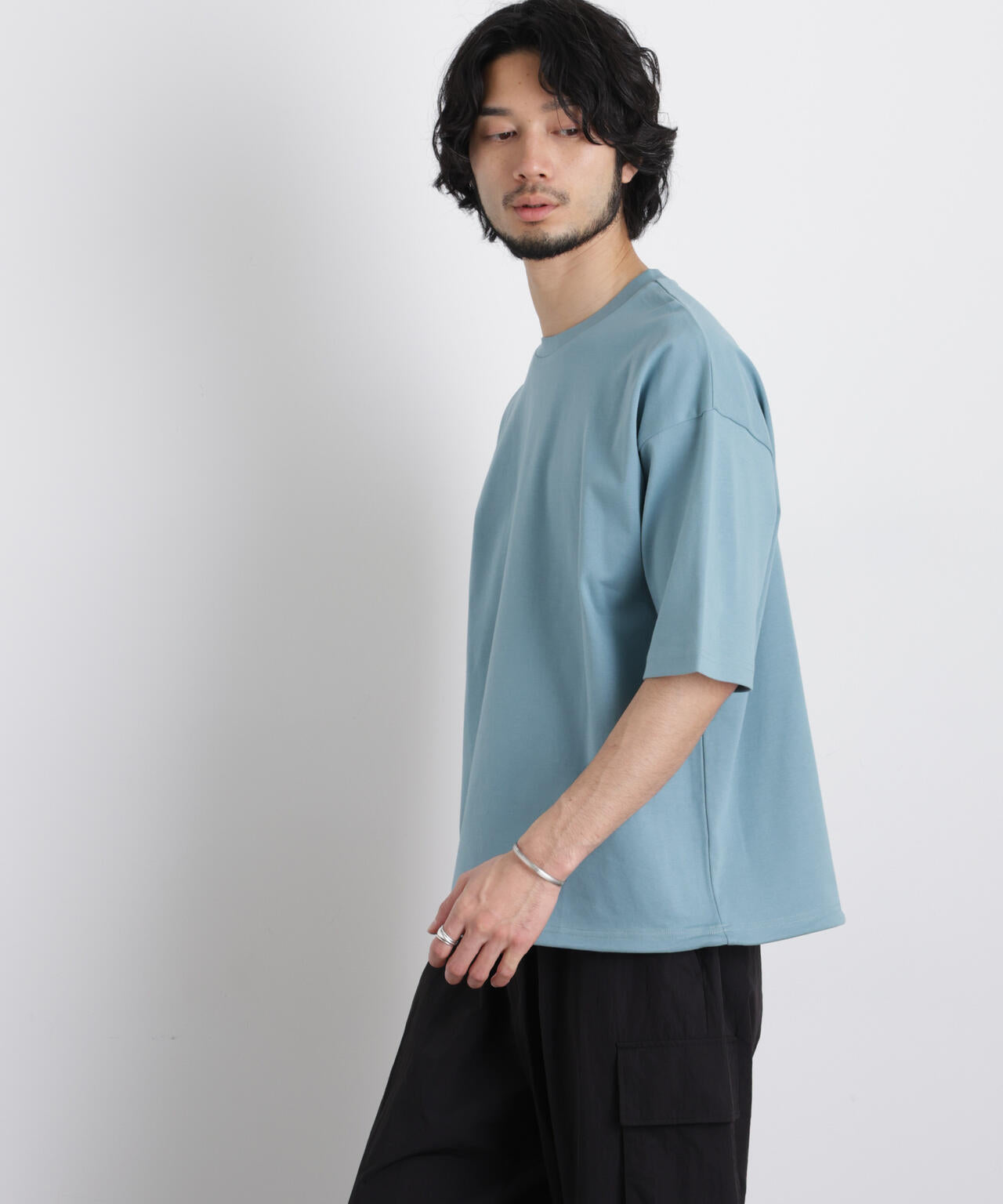 ワイドダンボール Tシャツ 半袖 | NANO universe（ナノ・ユニバース