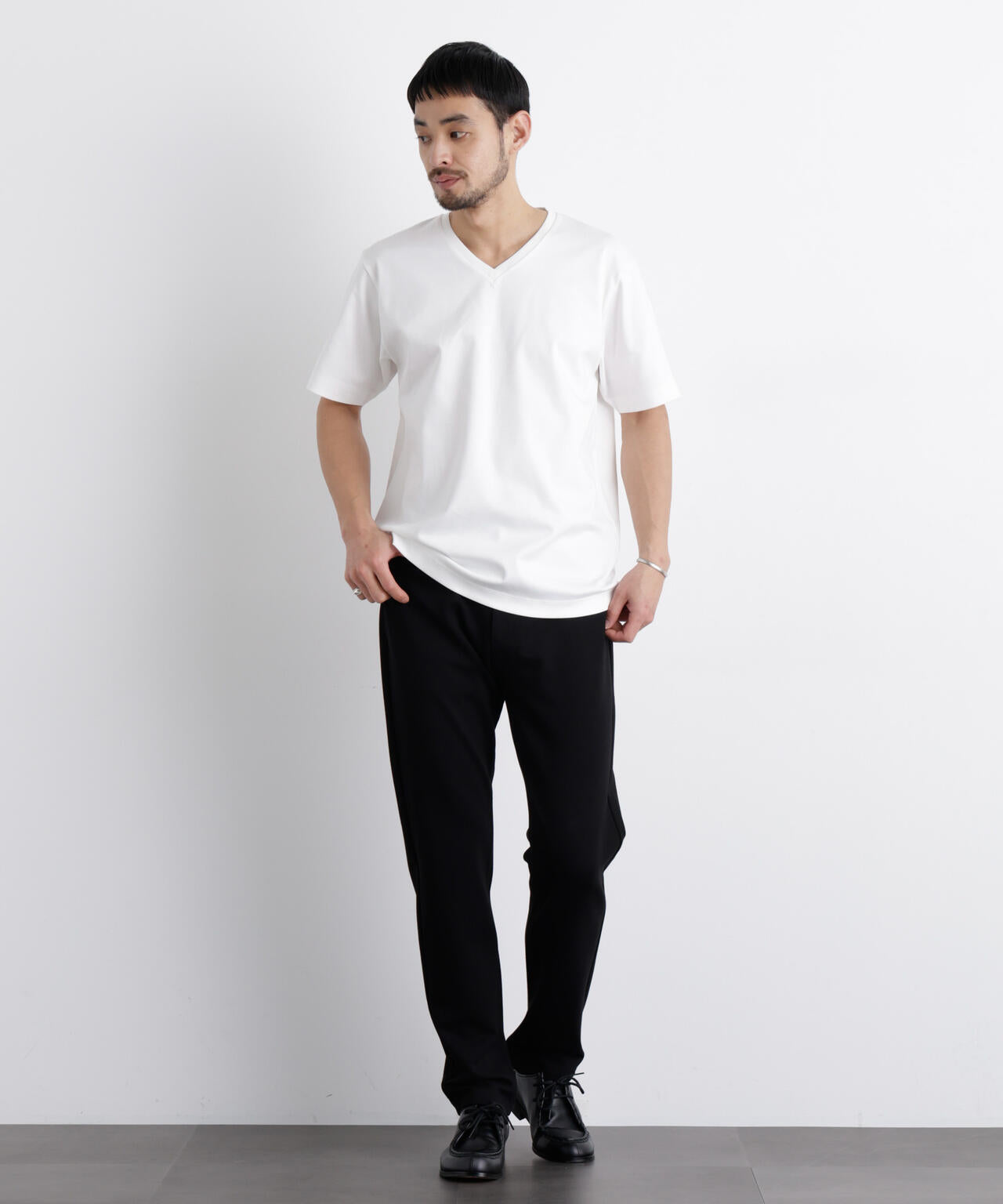 アンチスメル Vネック Tシャツ 半袖