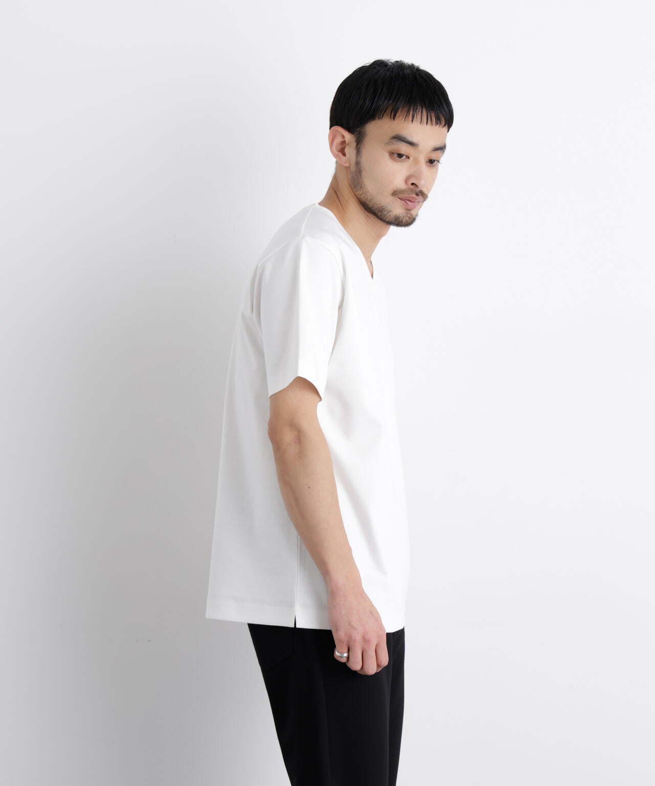アンチスメル Vネック Tシャツ 半袖