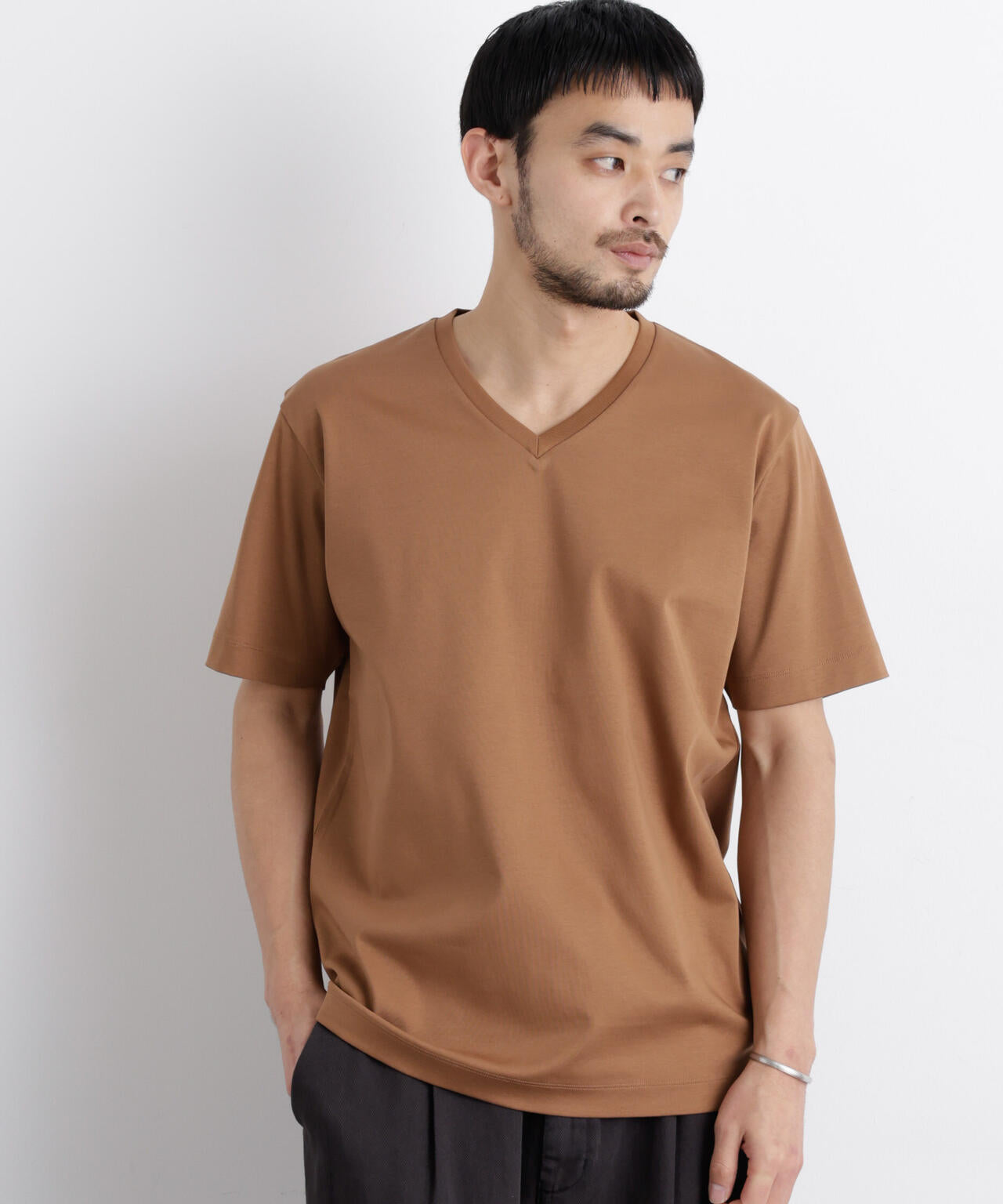 アンチスメル Vネック Tシャツ 半袖
