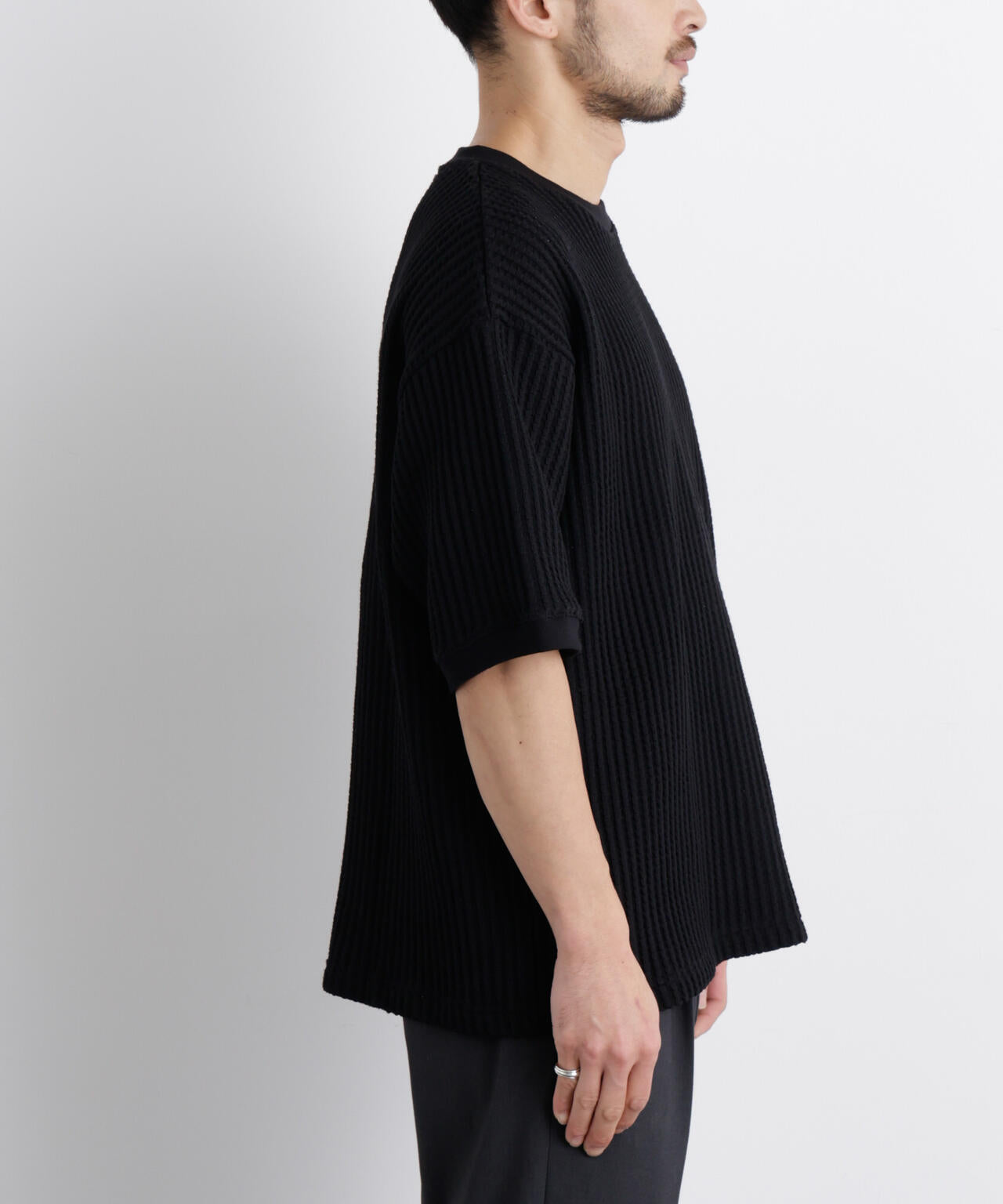 シャンソニエ NANO 組み合わせ自由 50袋 オニワッフルワイドTシャツ 半袖 | NANO universe（ナノ・ユニバース