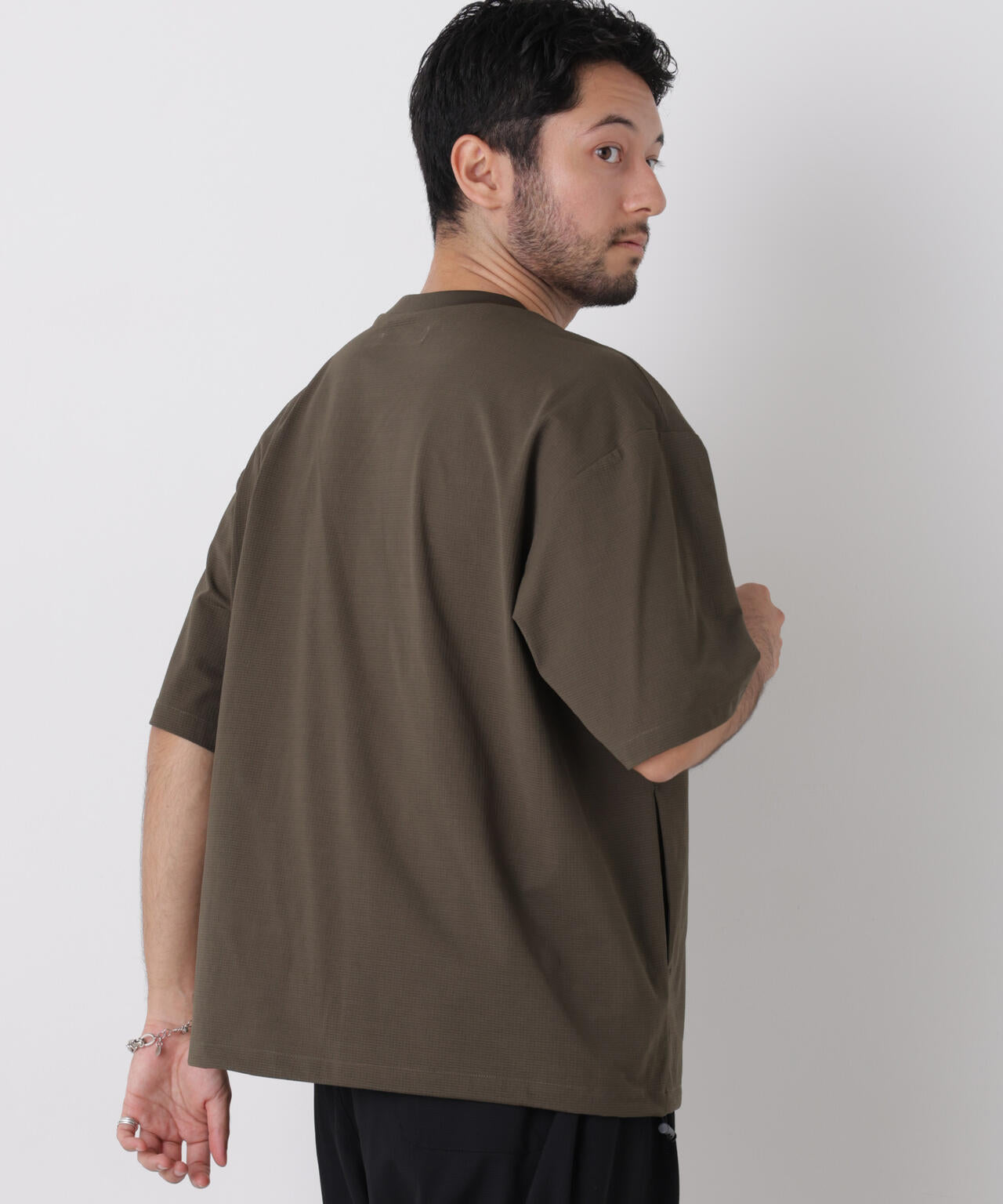 CIRCLEMOVA(R)メッシュリップストップTシャツ 半袖(セットアップ可)