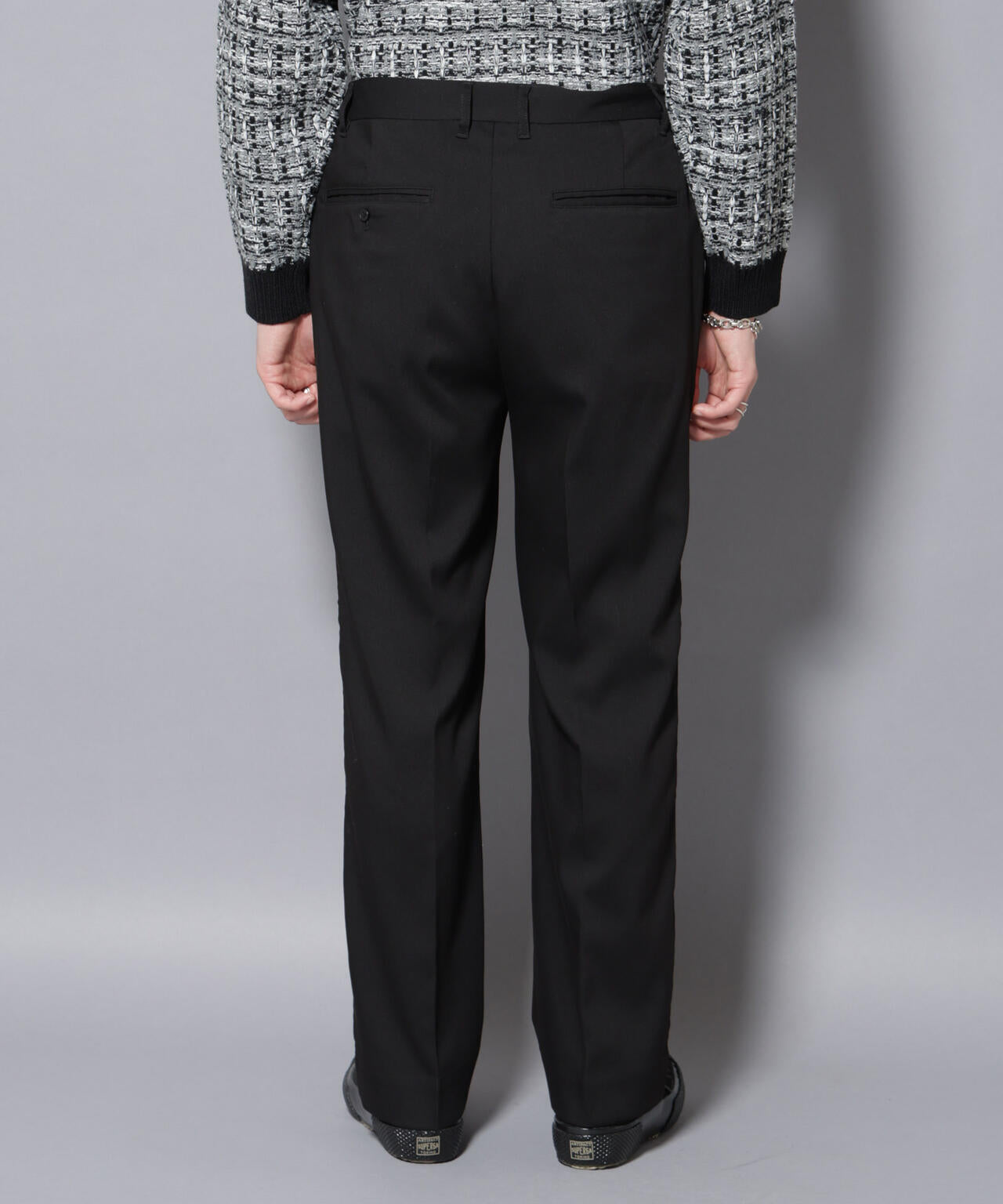 ウォーム側章ストレートスラックス