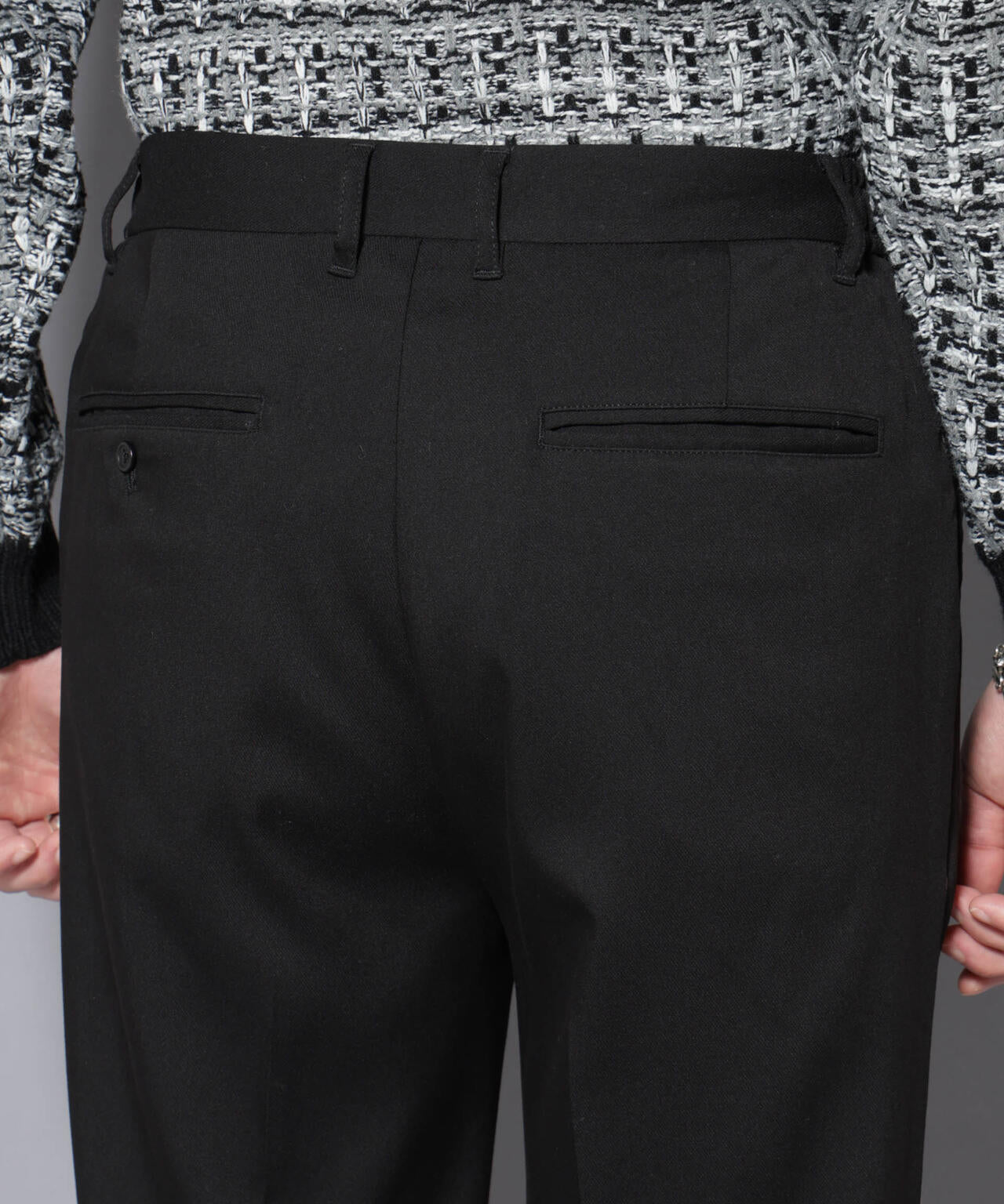 ウォーム側章ストレートスラックス