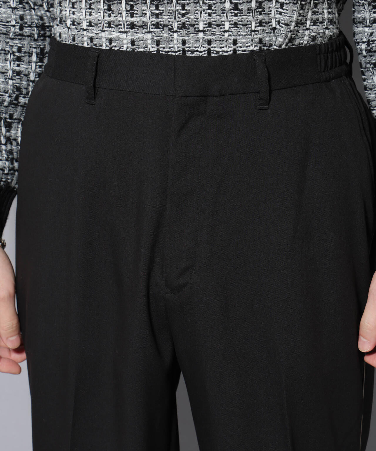 ウォーム側章ストレートスラックス