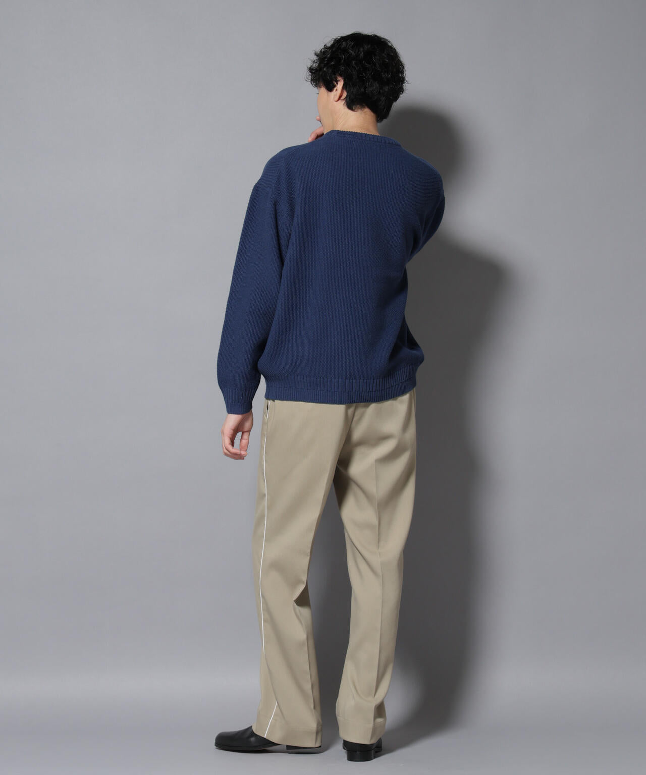 ウォーム側章ストレートスラックス